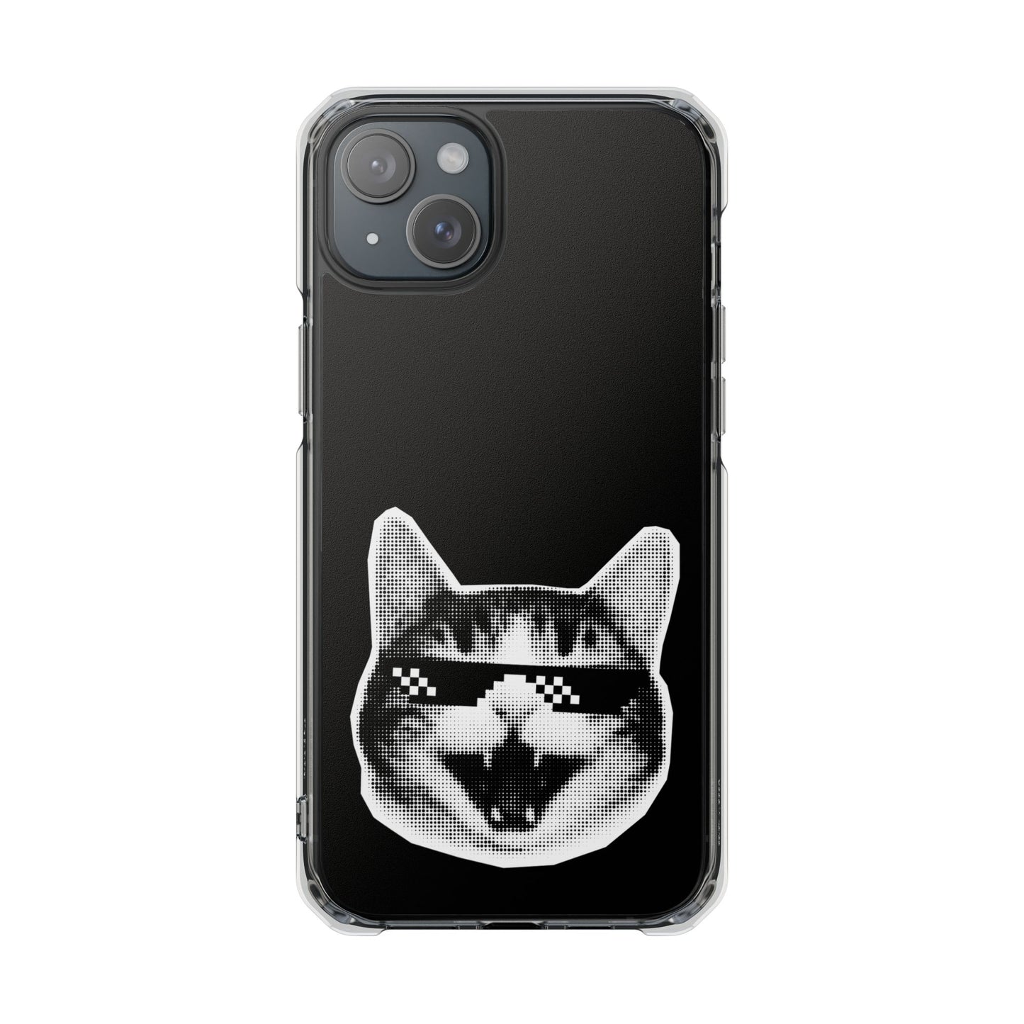 Cat Meme iPhone Handyhülle - magnetisch