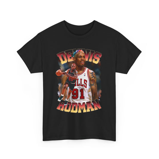 Dennis Rodman NBA Heavy Cotton Tshirt