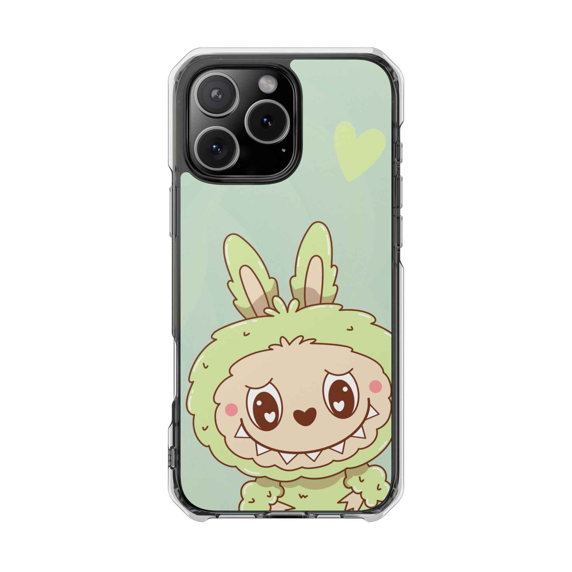 Labubu grün iPhone Handyhülle - magnetisch