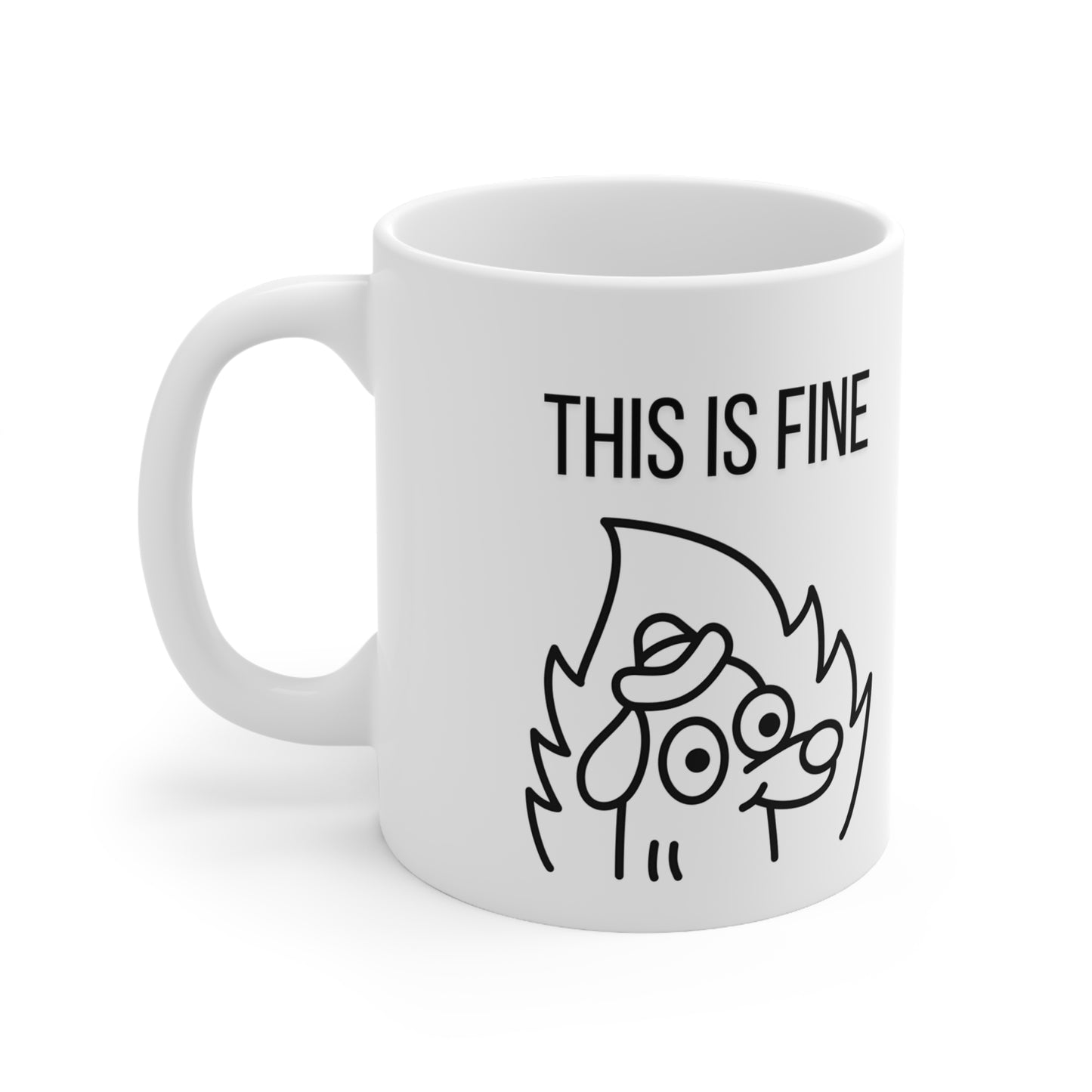 This is Fine Meme - Tasse
