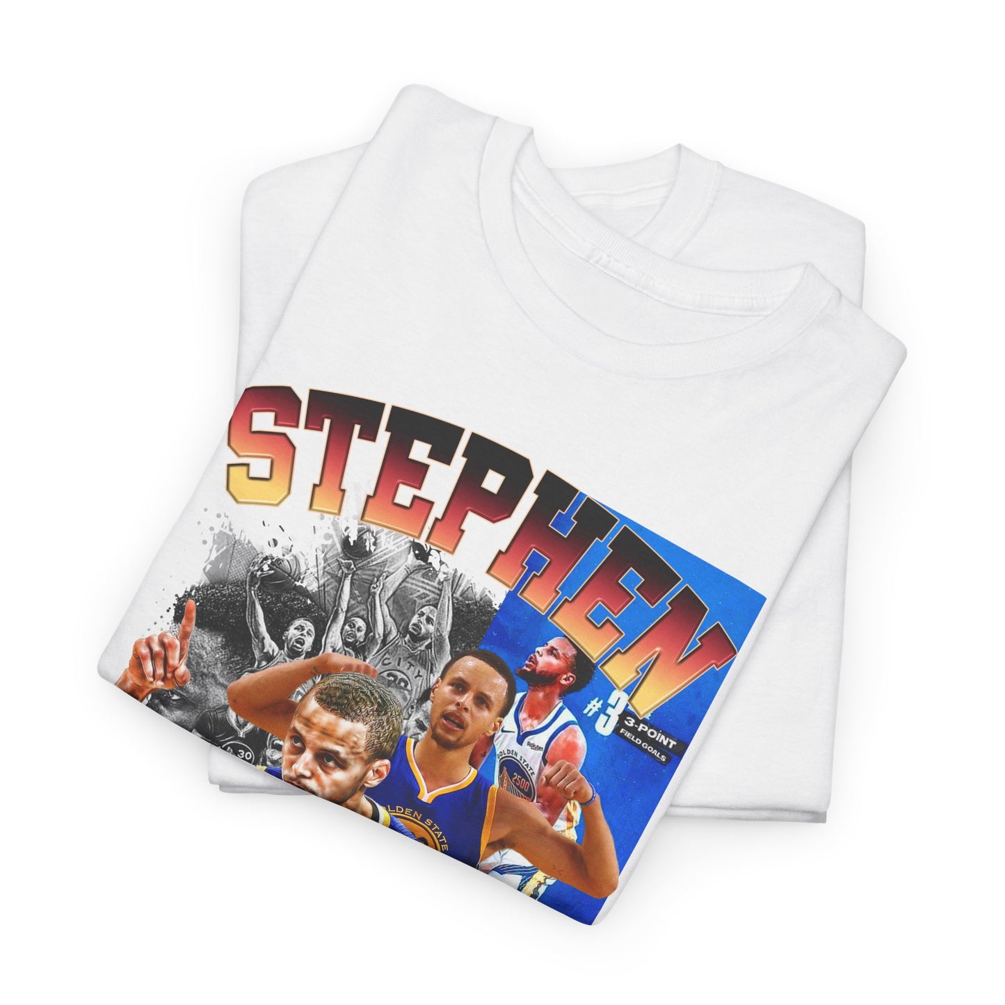 Stephen Curry NBA Heavy Cotton Tshirt