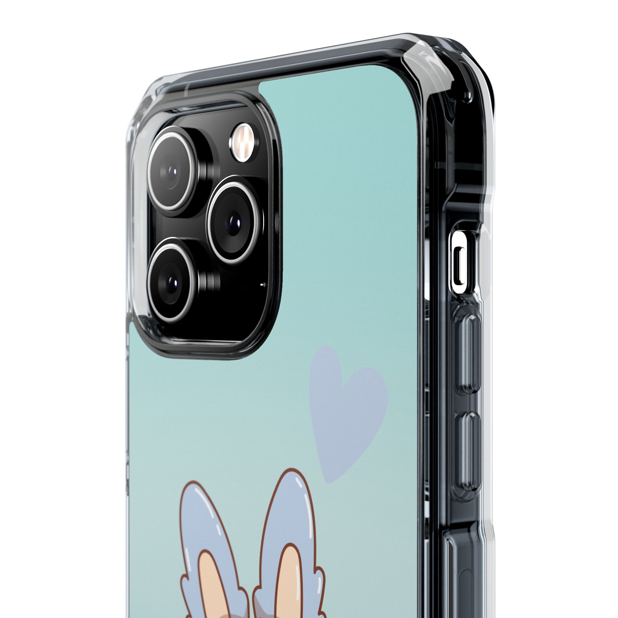 Labubu grau iPhone Handyhülle - magnetisch