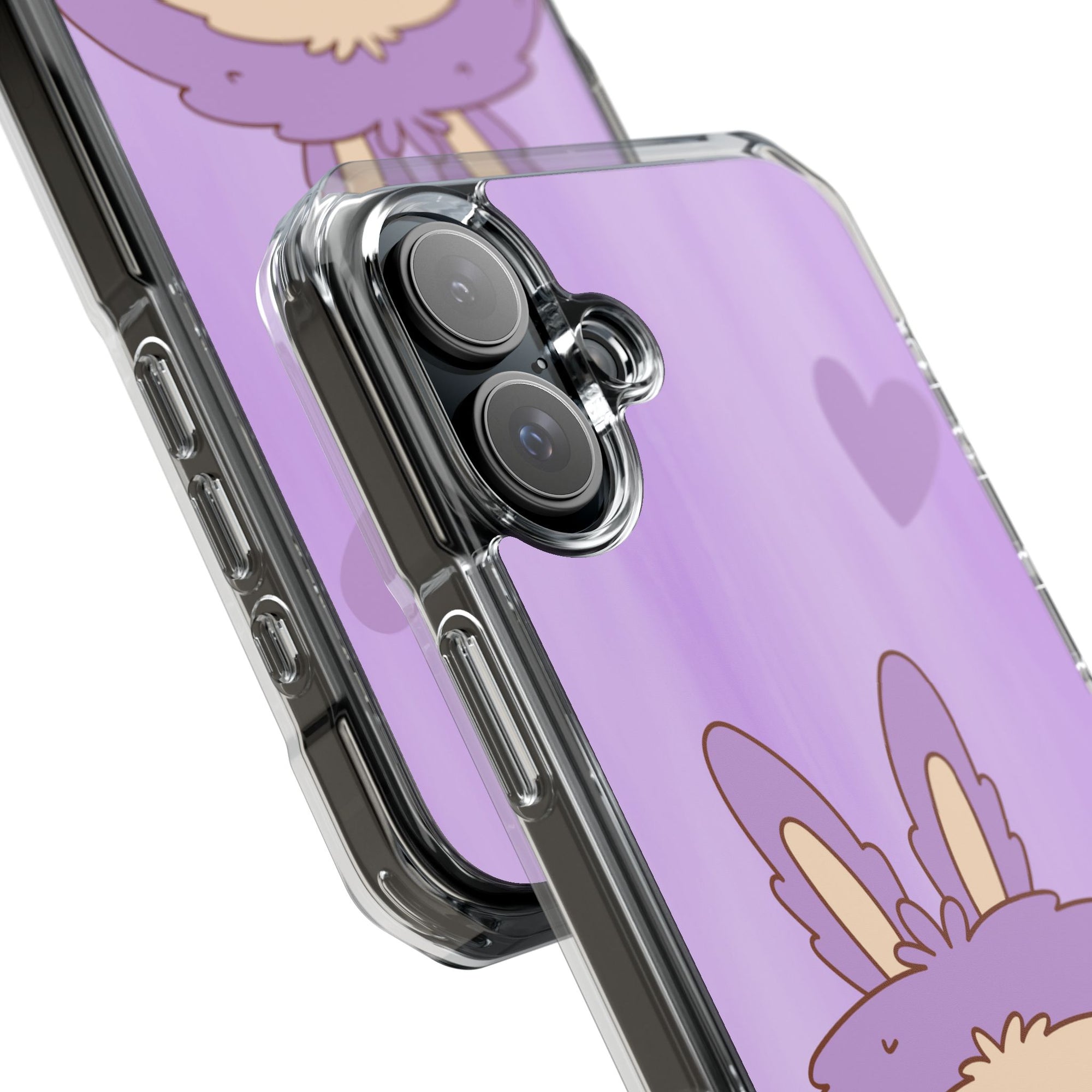 Labubu lila iPhone Handyhülle - magnetisch
