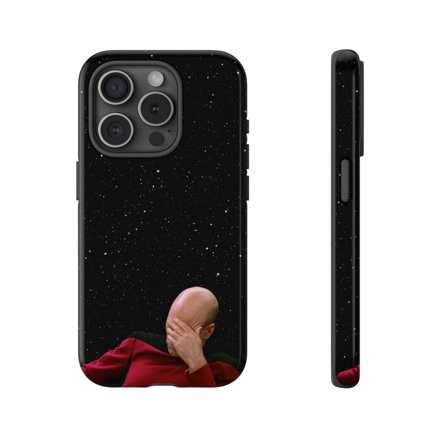 Piccard facepalm meme Handyhülle - tough case