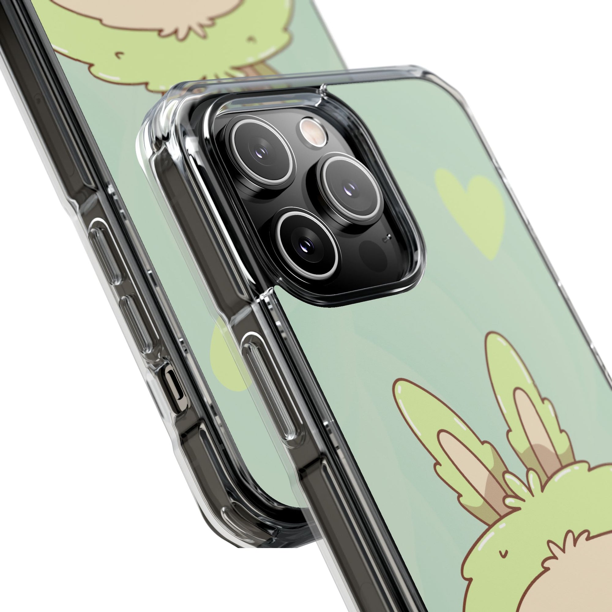 Labubu grün iPhone Handyhülle - magnetisch