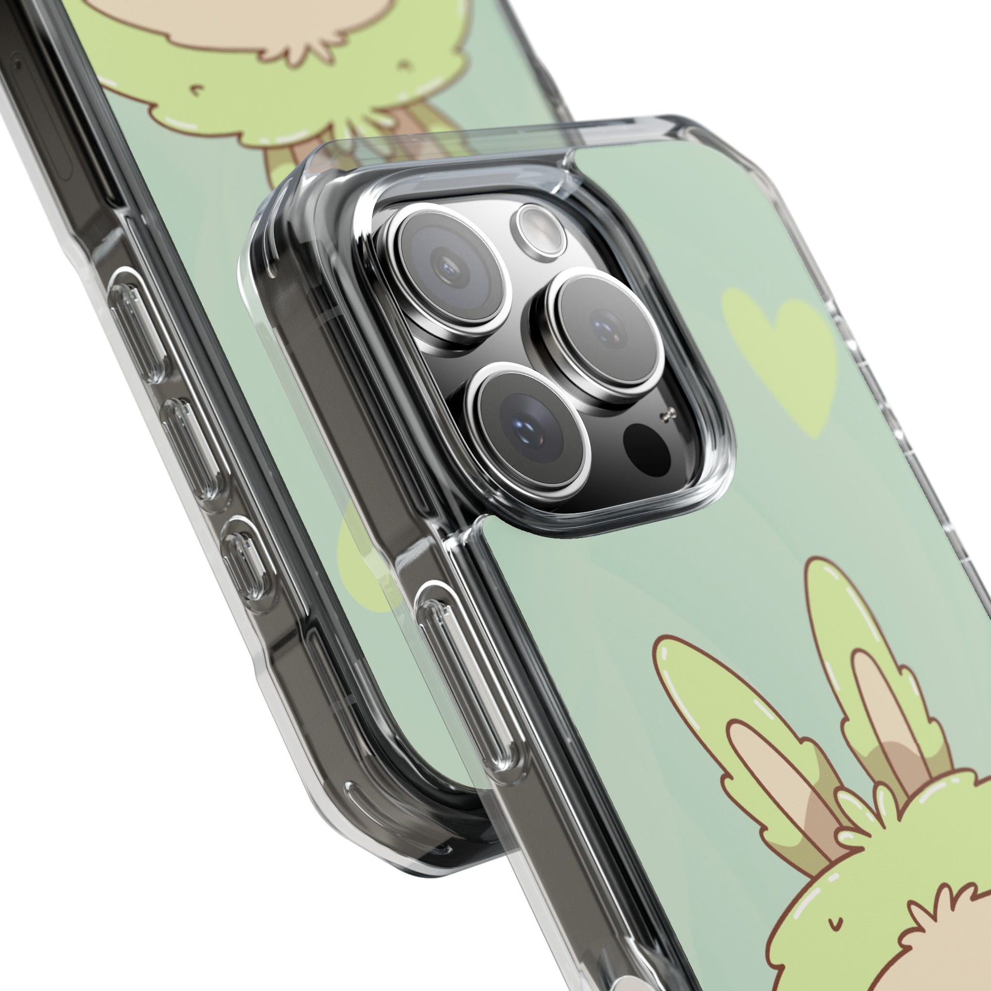 Labubu grün iPhone Handyhülle - magnetisch