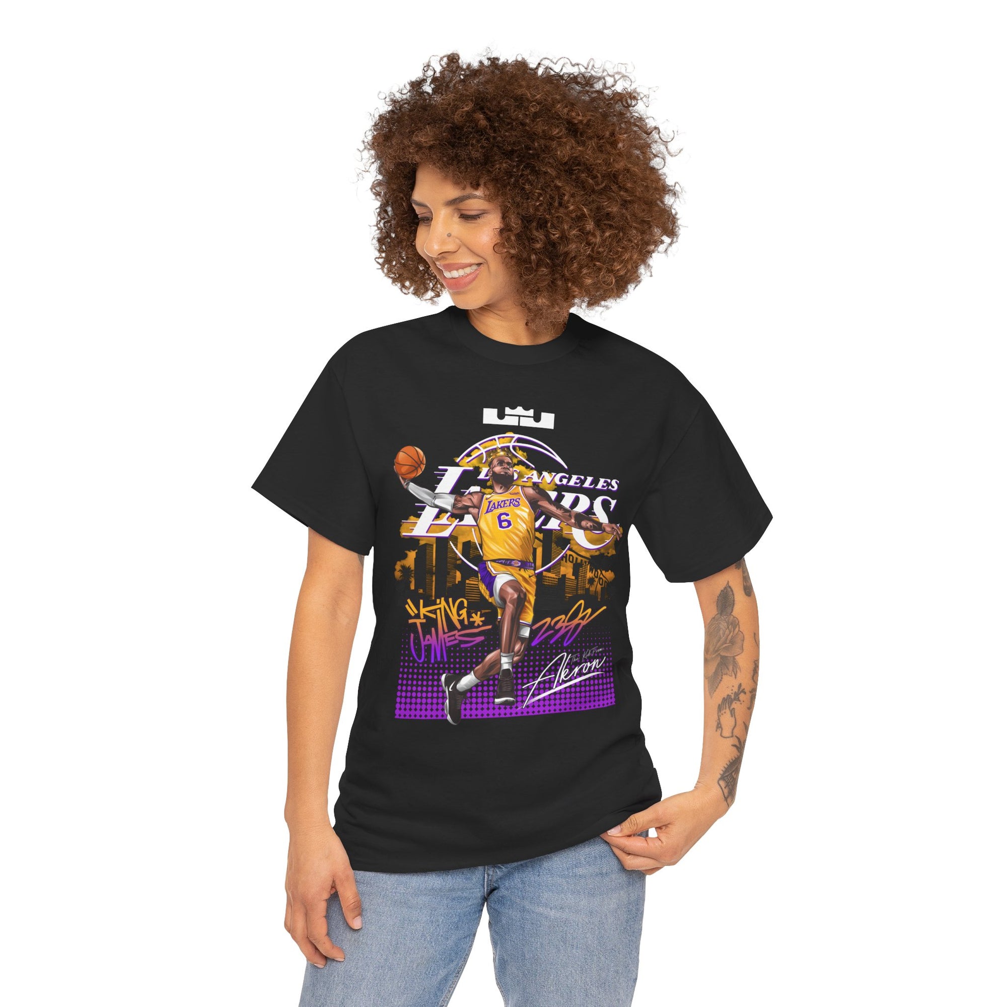 Lebron James NBA Heavy Cotton Tshirt