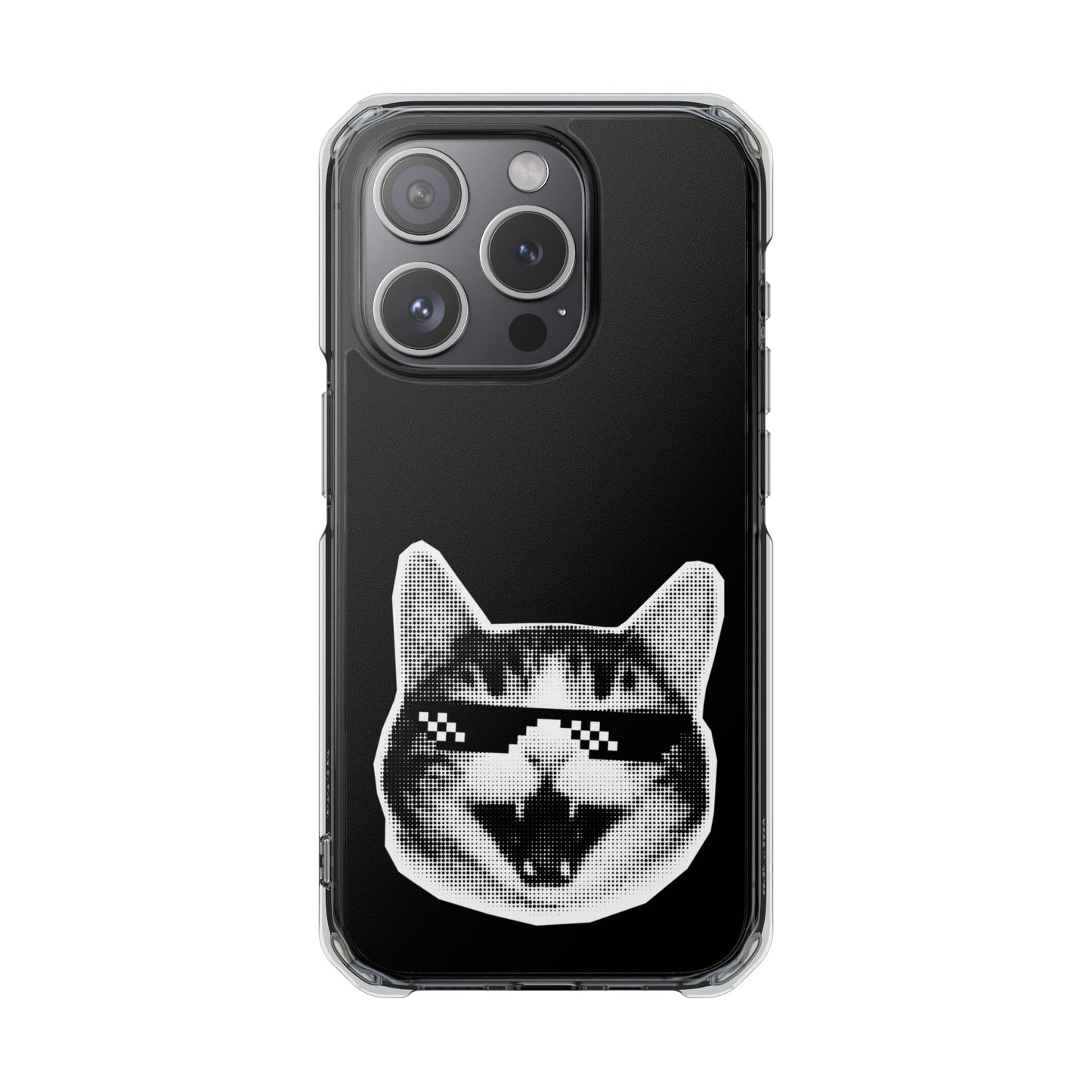 Cat Meme iPhone Handyhülle - magnetisch