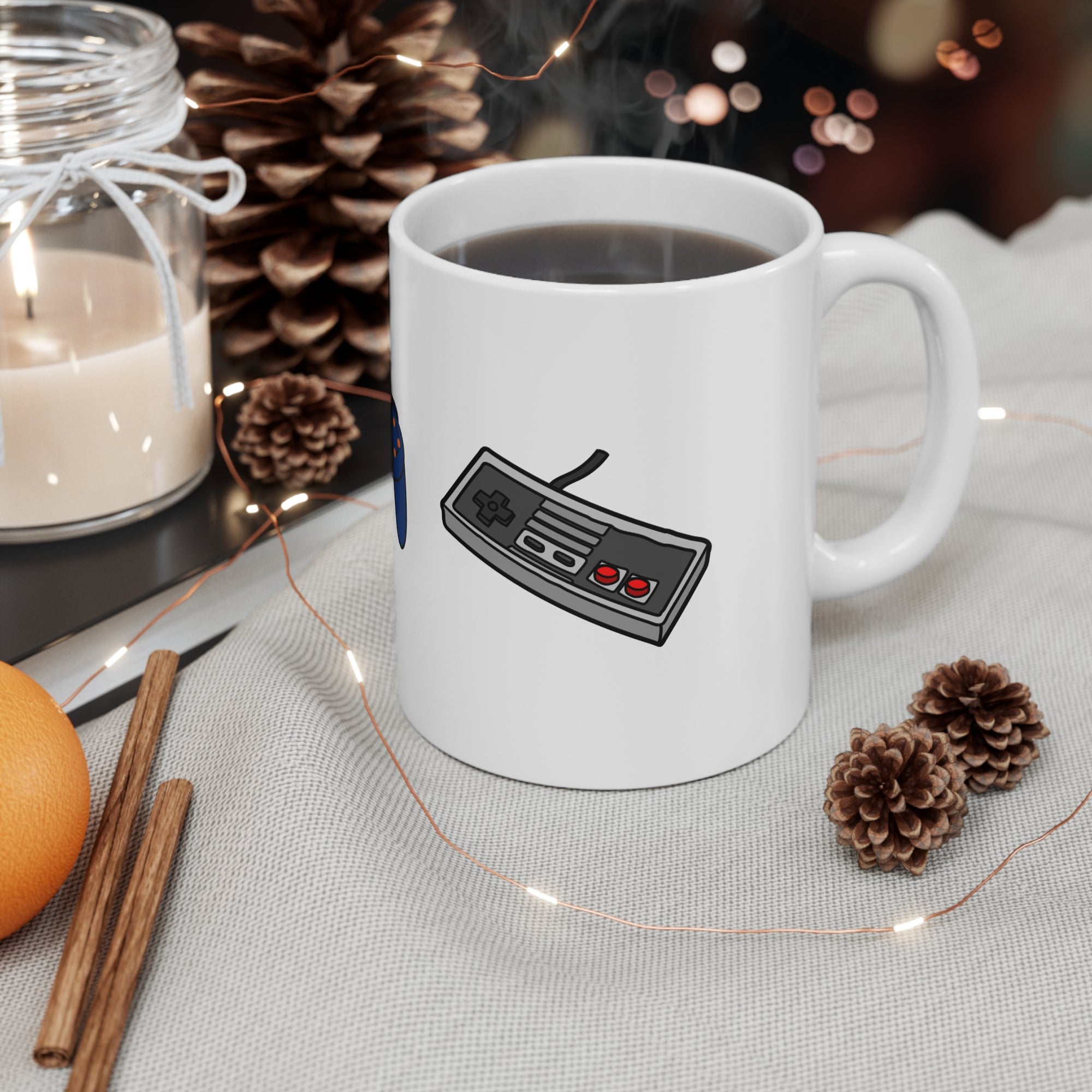 Retro Controller - Tasse (weiß)