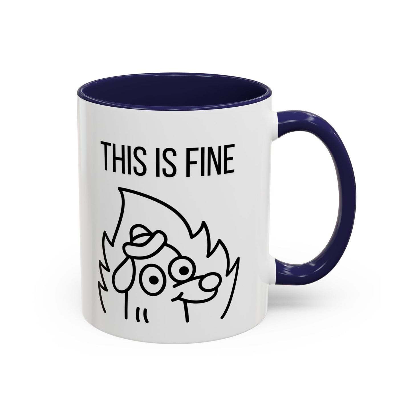 This is Fine Meme - Tasse (bunt)