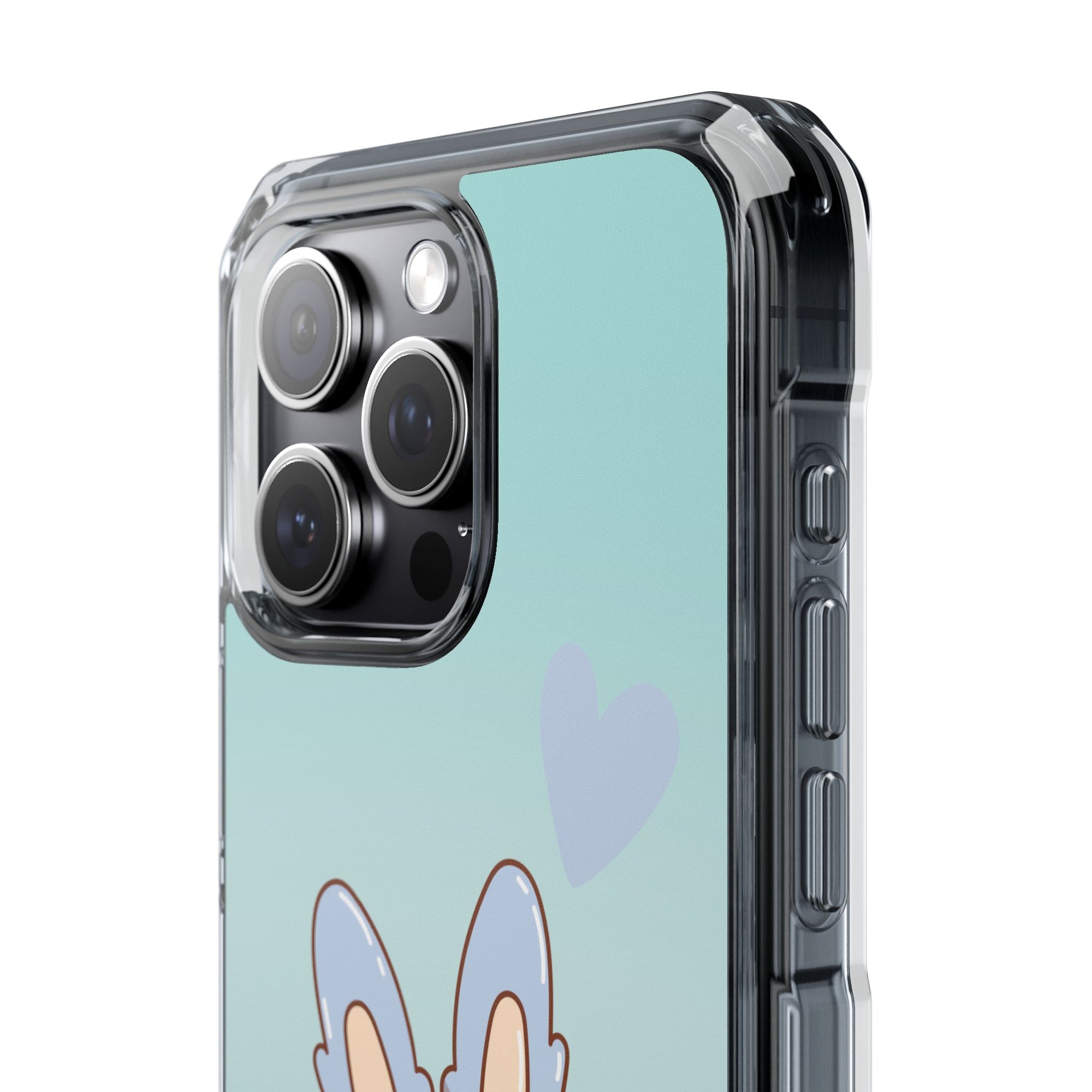 Labubu grau iPhone Handyhülle - magnetisch