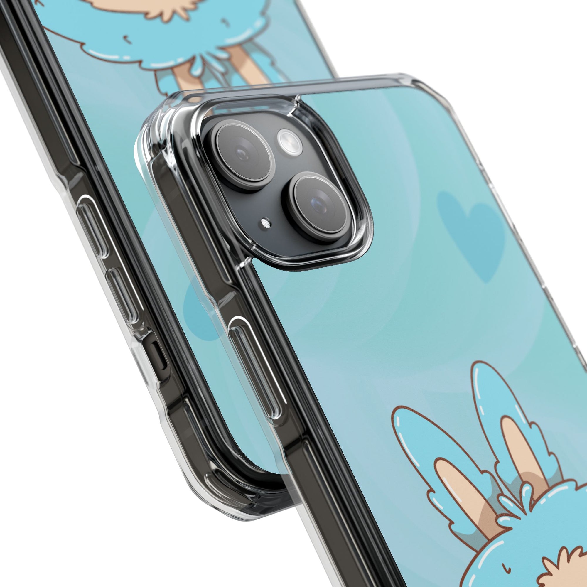 Labubu blau iPhone Handyhülle - magnetisch