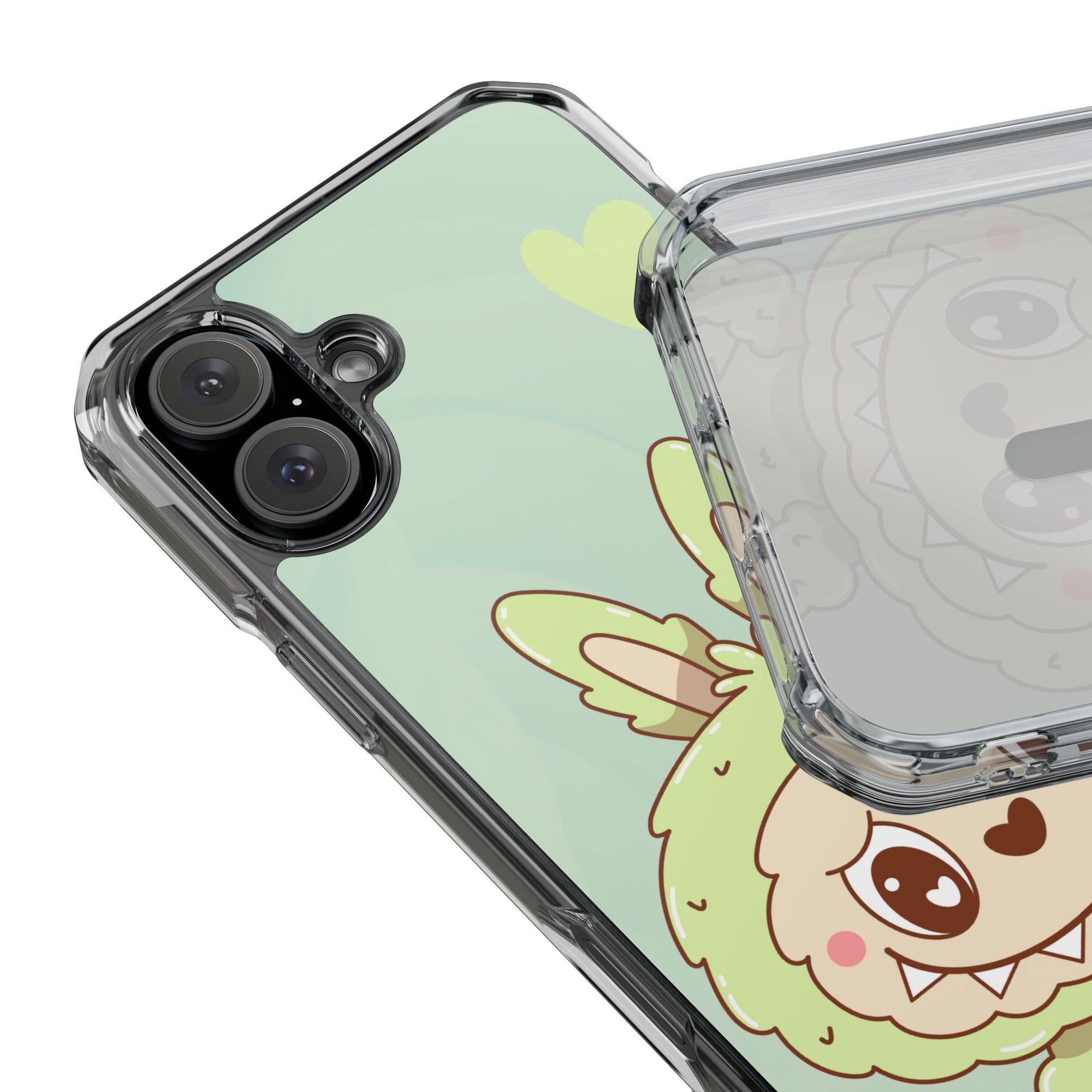 Labubu grün iPhone Handyhülle - magnetisch