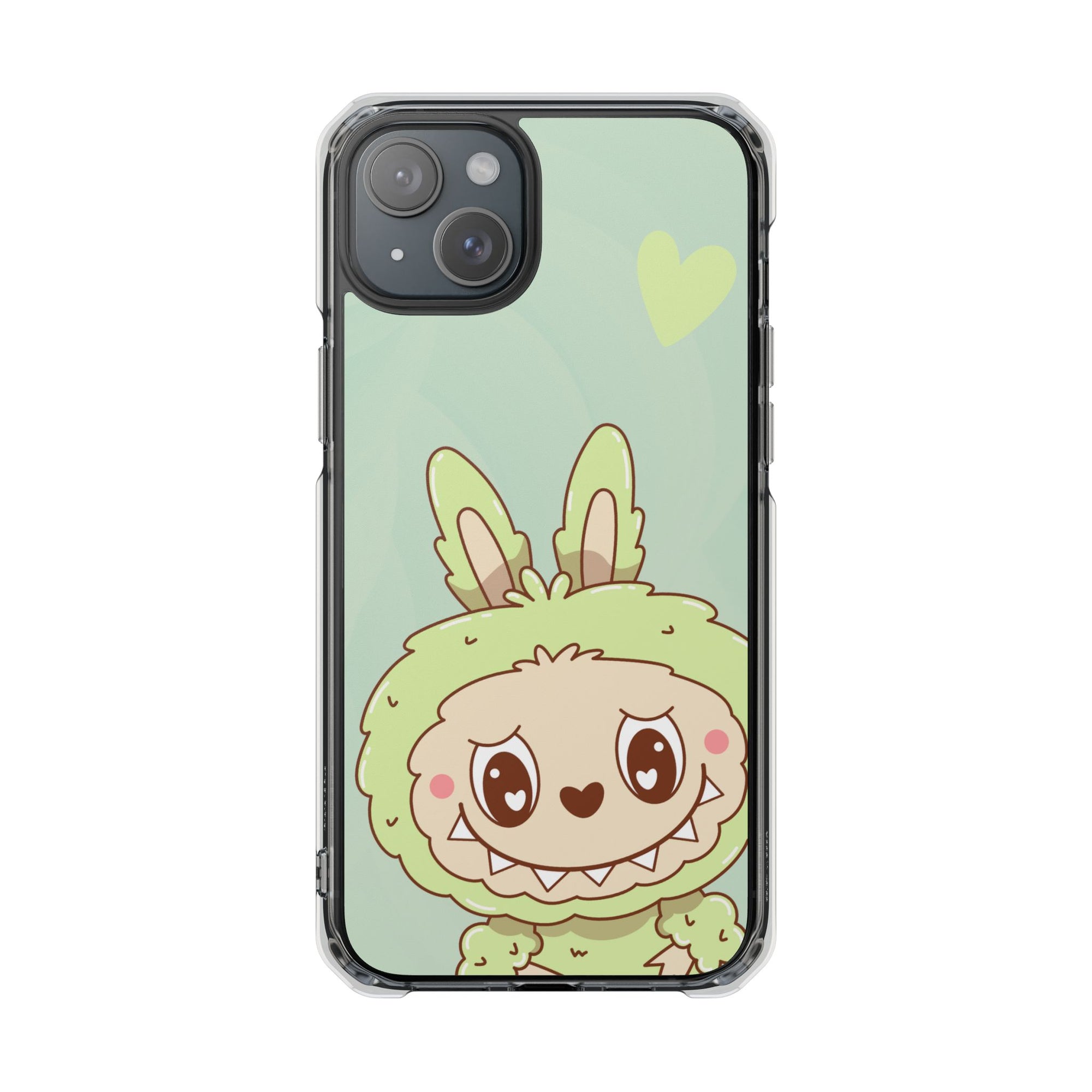 Labubu grün iPhone Handyhülle - magnetisch