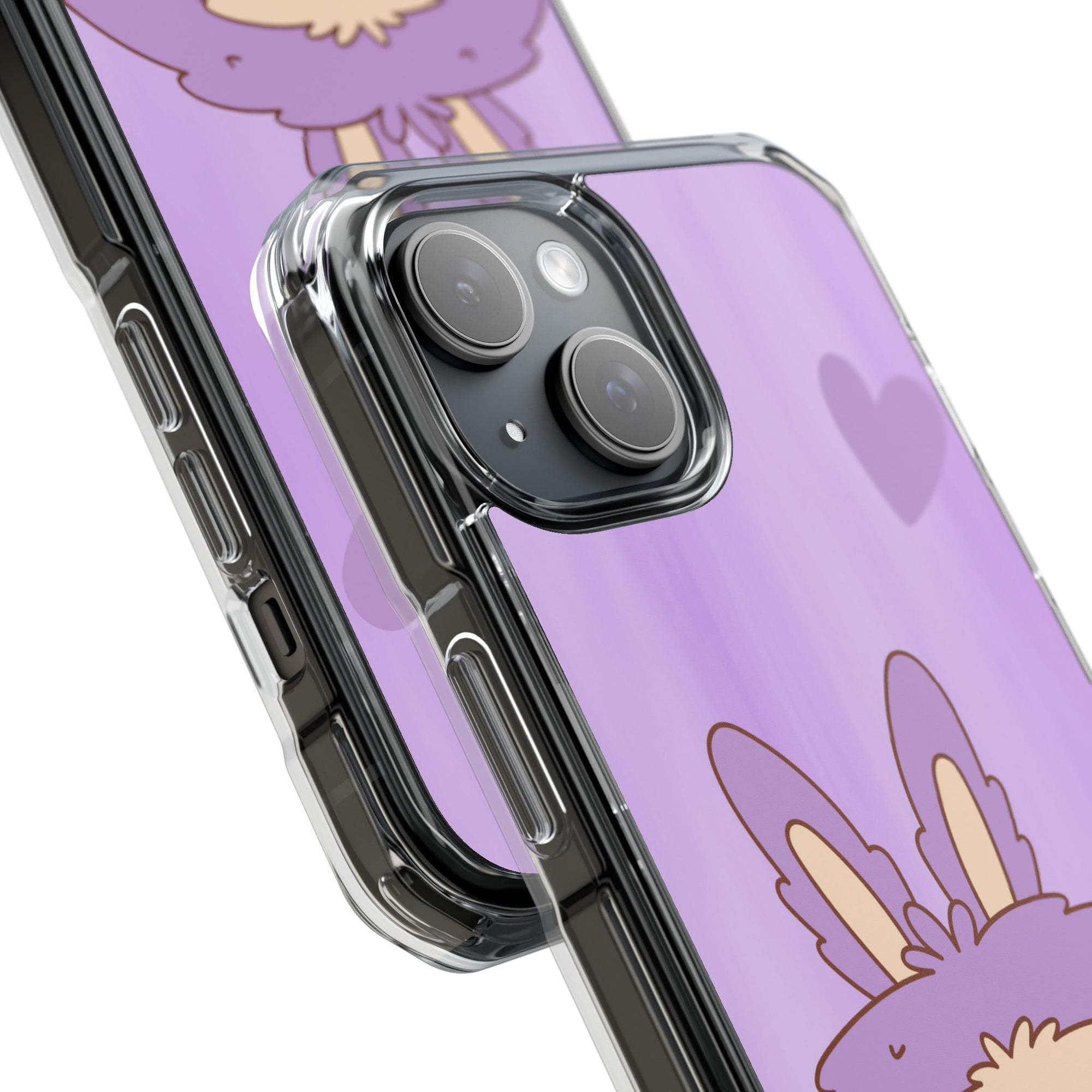 Labubu lila iPhone Handyhülle - magnetisch