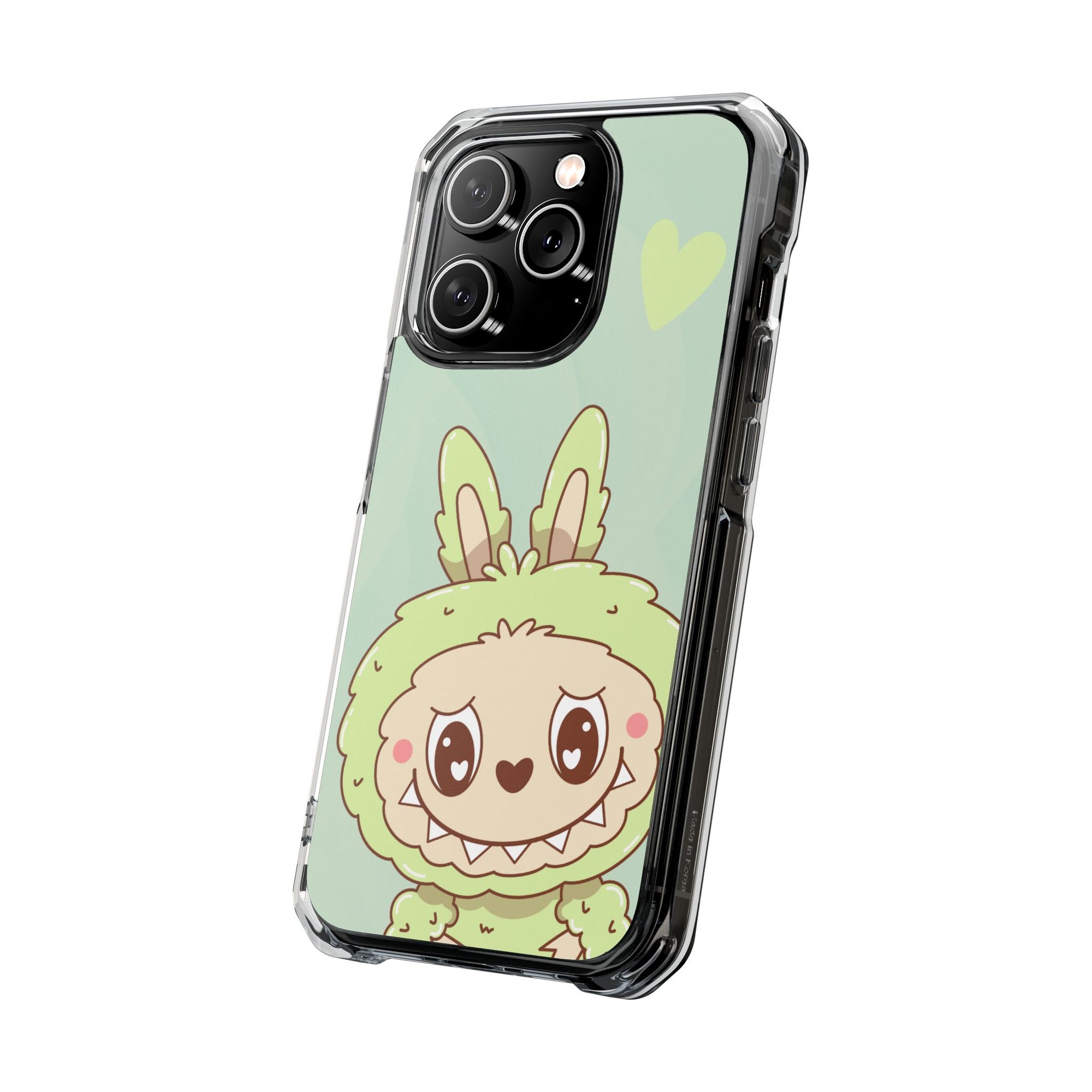 Labubu grün iPhone Handyhülle - magnetisch