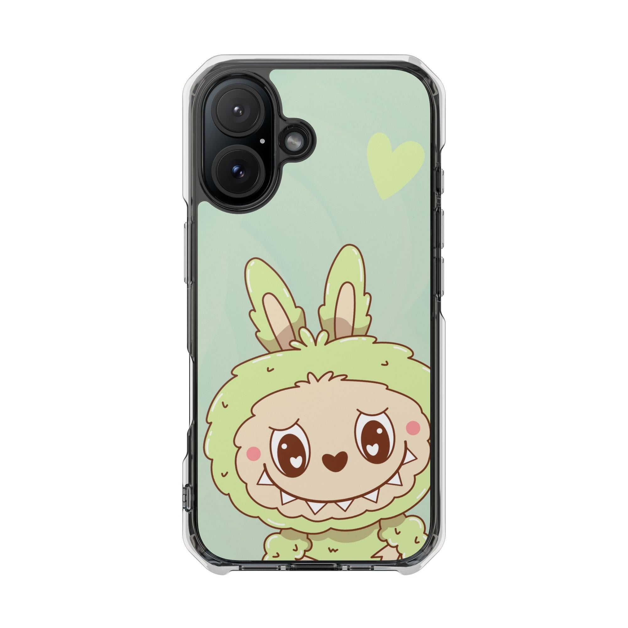 Labubu grün iPhone Handyhülle - magnetisch