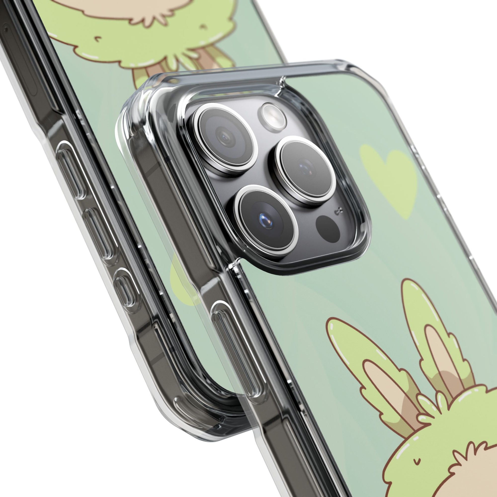 Labubu grün iPhone Handyhülle - magnetisch