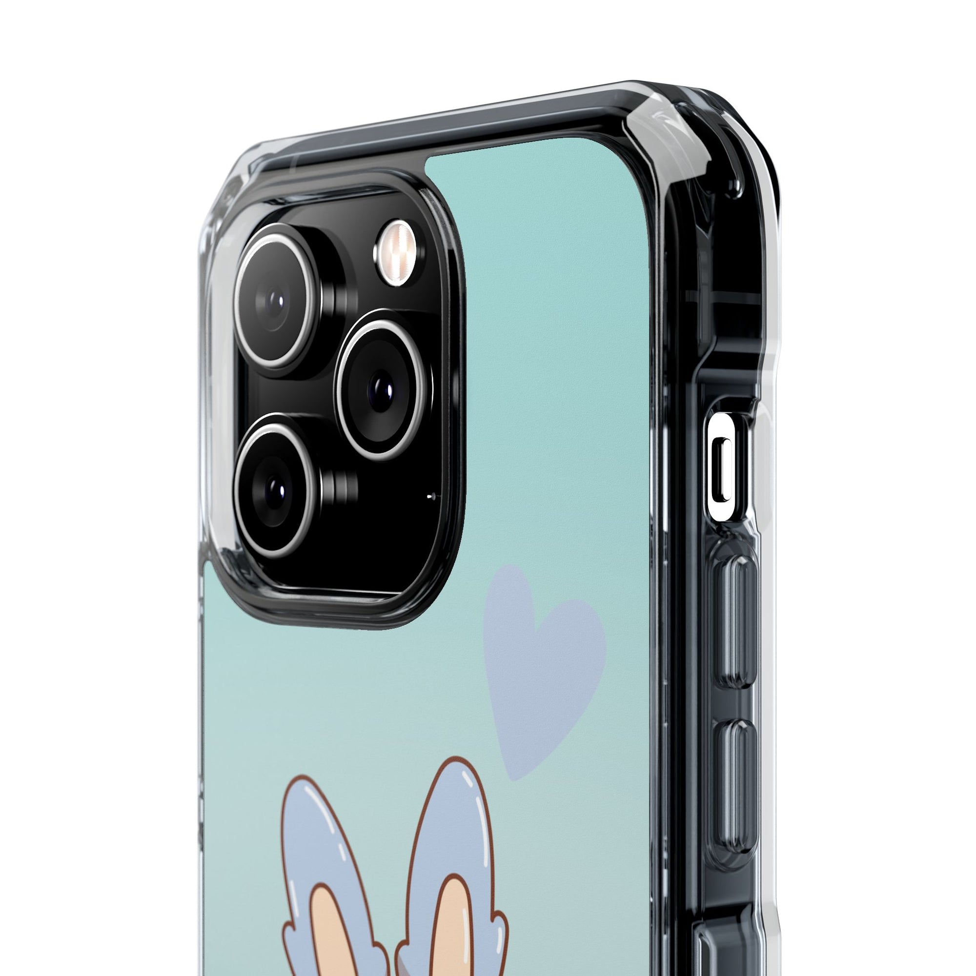 Labubu grau iPhone Handyhülle - magnetisch