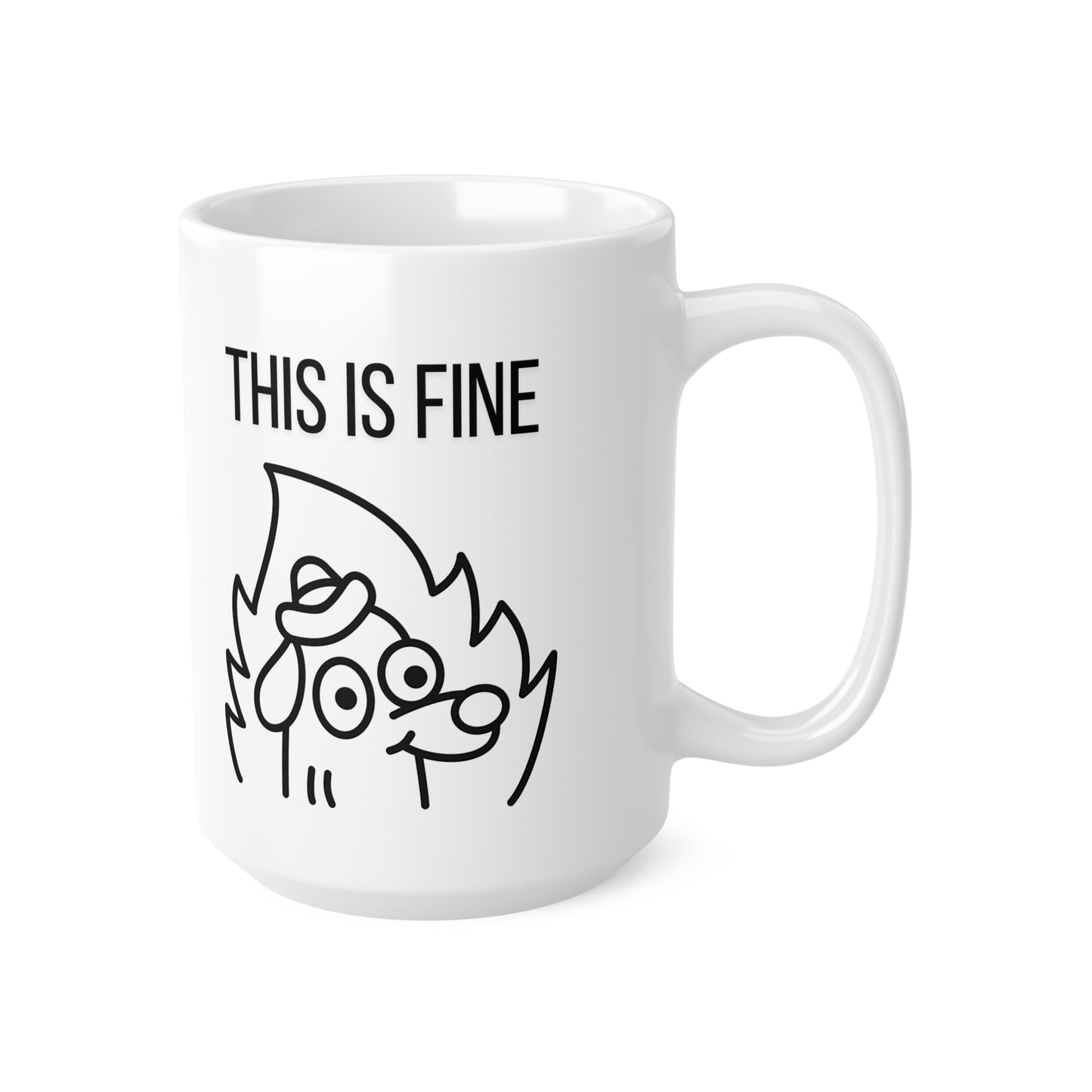 This is Fine Meme - Tasse