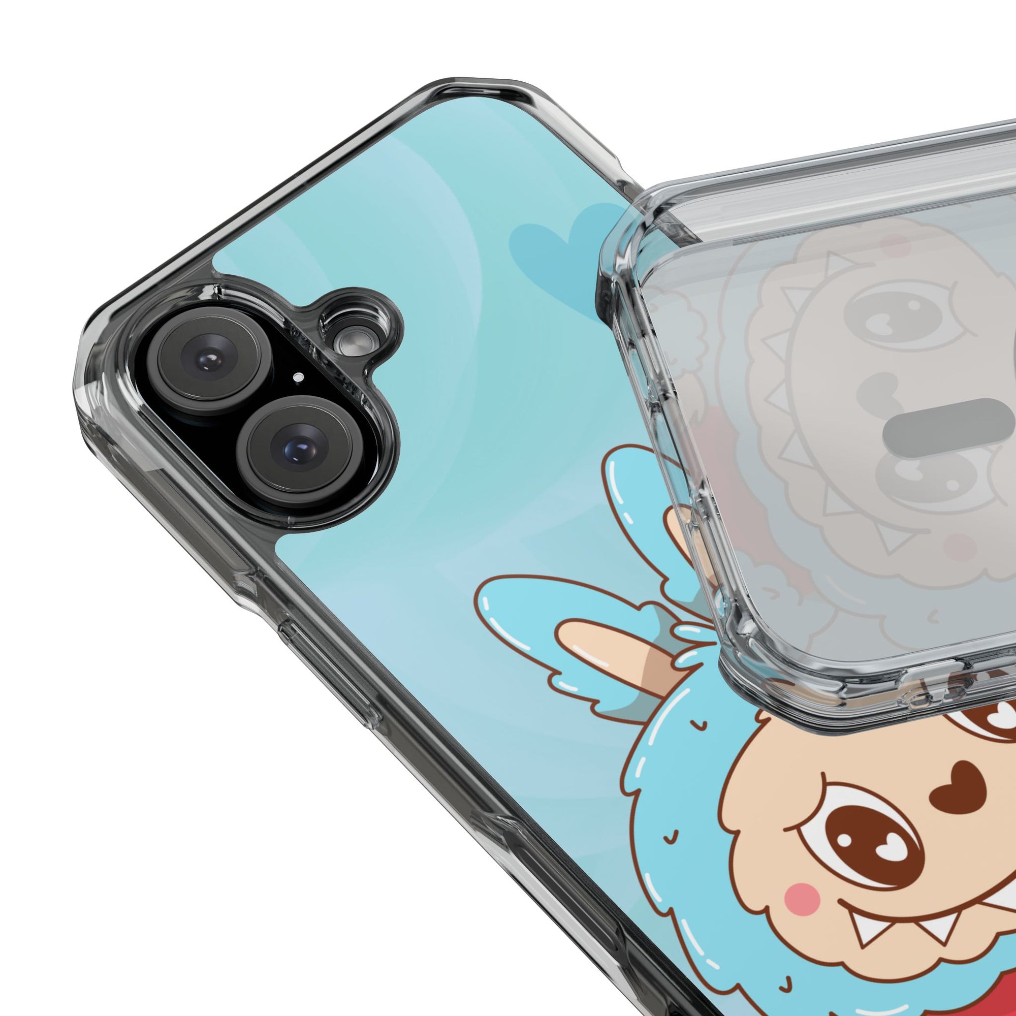 Labubu blau iPhone Handyhülle - magnetisch