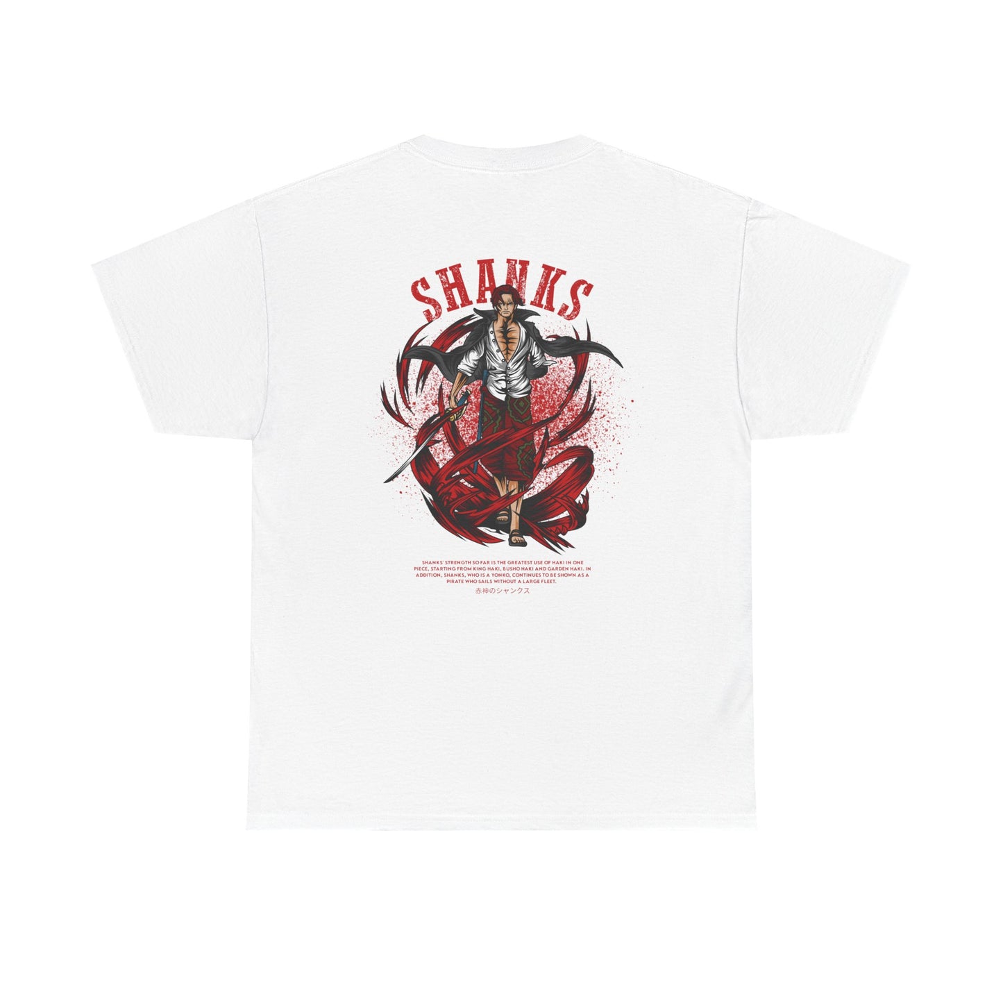 Shanks - One Piece Heavy Cotton T-Shirt