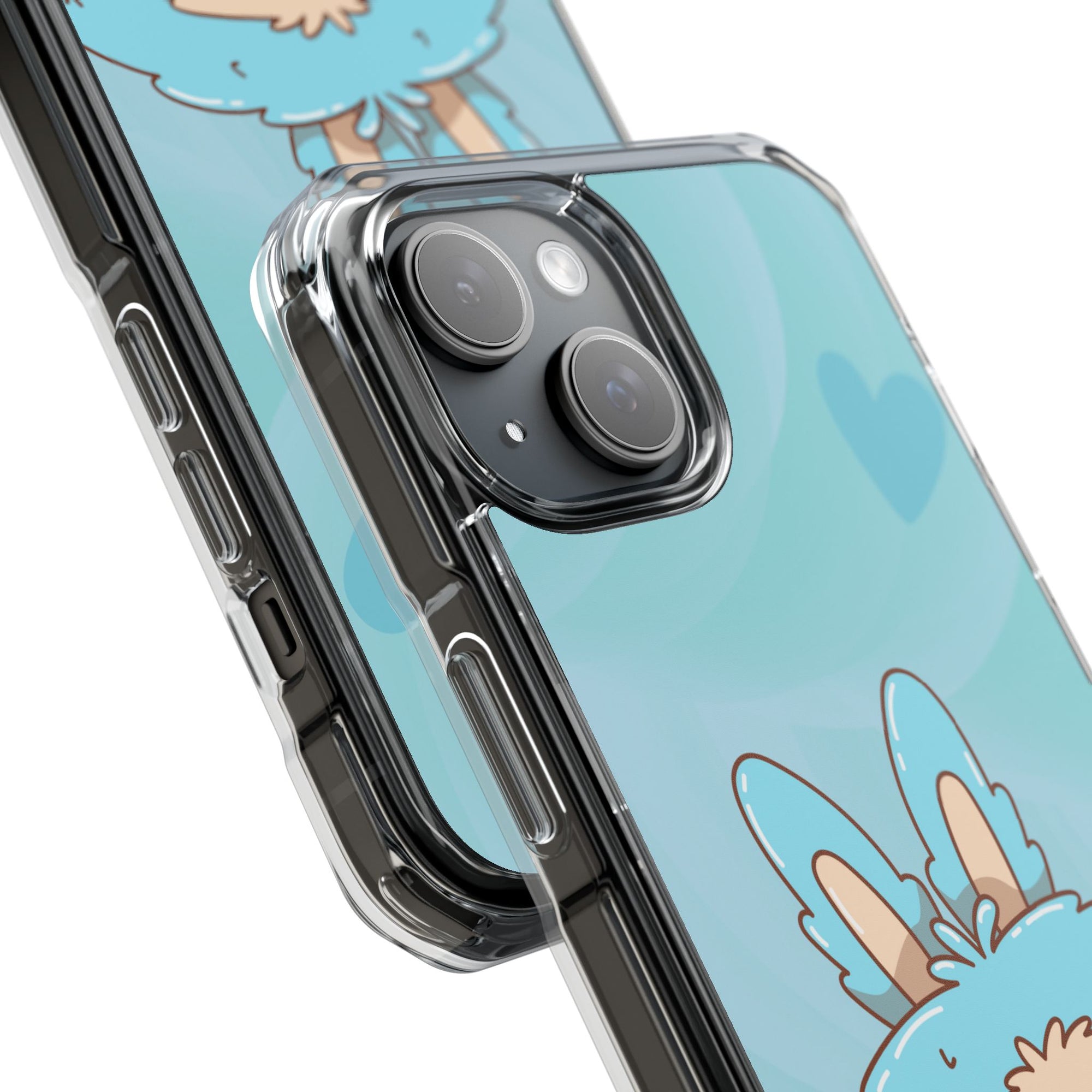 Labubu blau iPhone Handyhülle - magnetisch