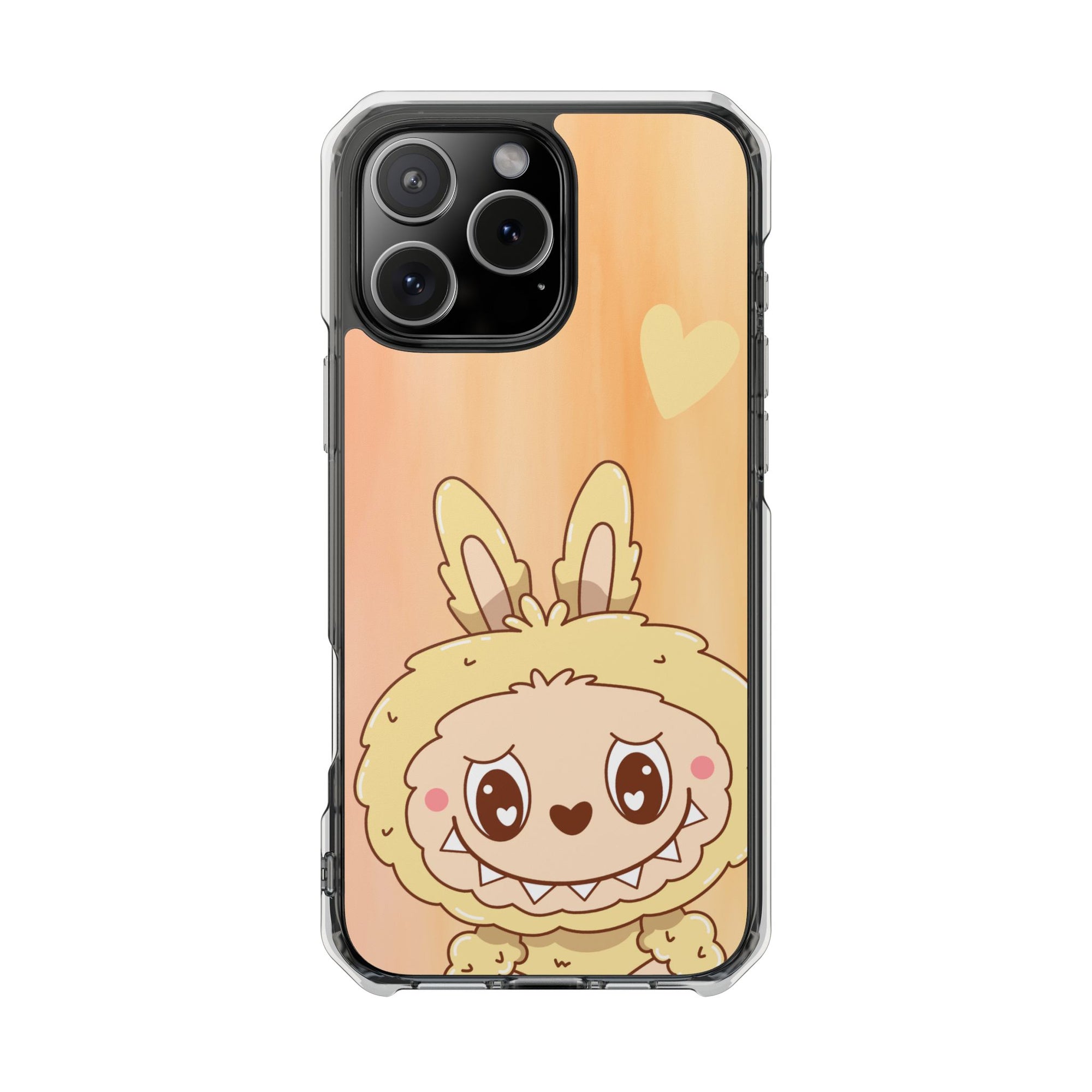 Labubu gelb iPhone Handyhülle - magnetisch