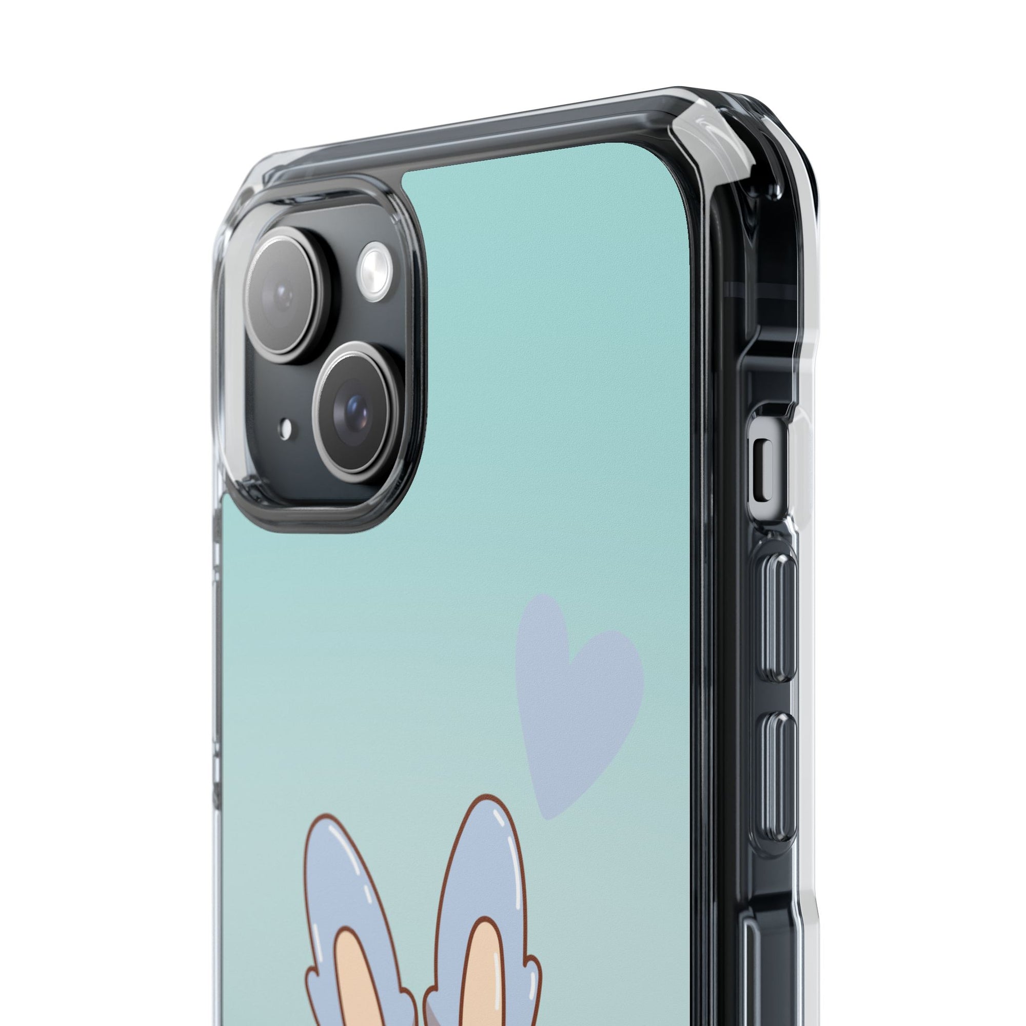 Labubu grau iPhone Handyhülle - magnetisch