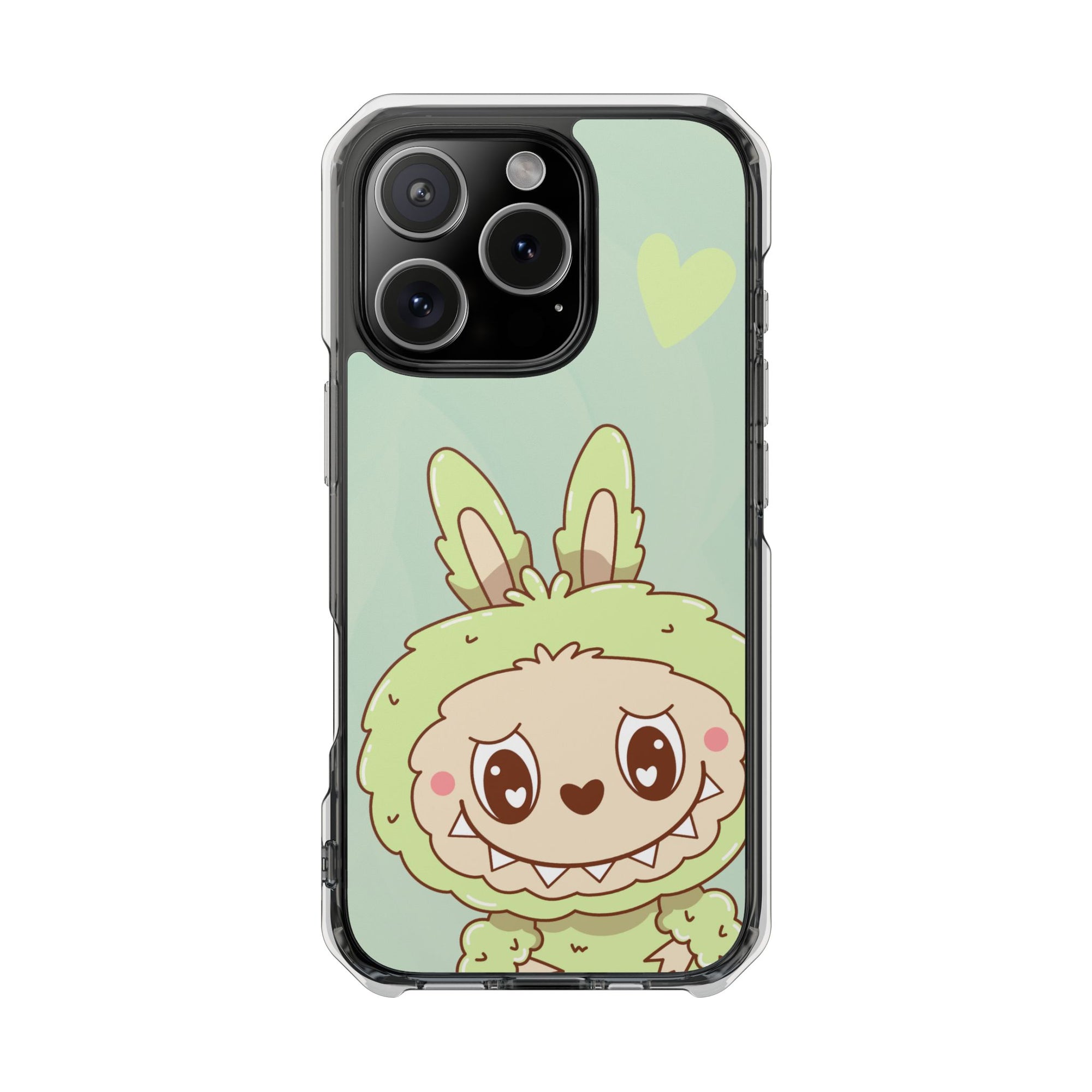 Labubu grün iPhone Handyhülle - magnetisch