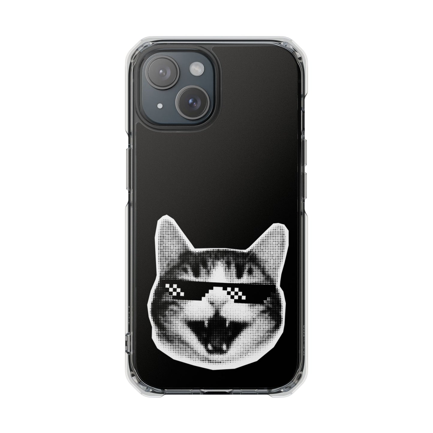 Cat Meme iPhone Handyhülle - magnetisch