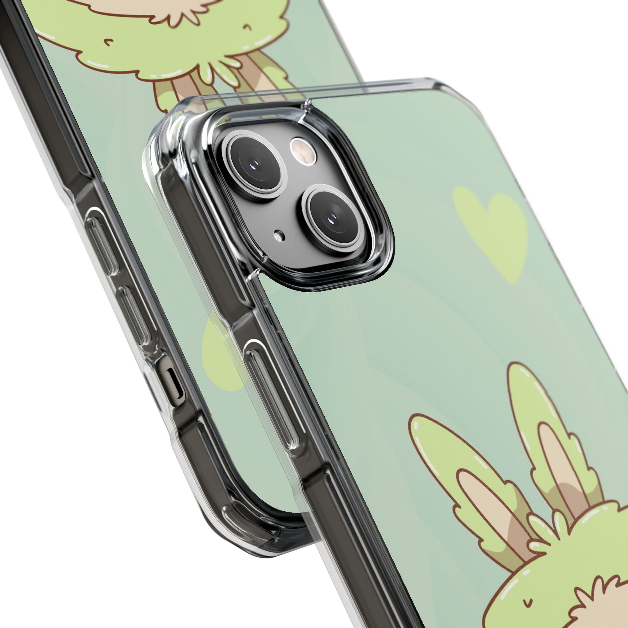 Labubu grün iPhone Handyhülle - magnetisch