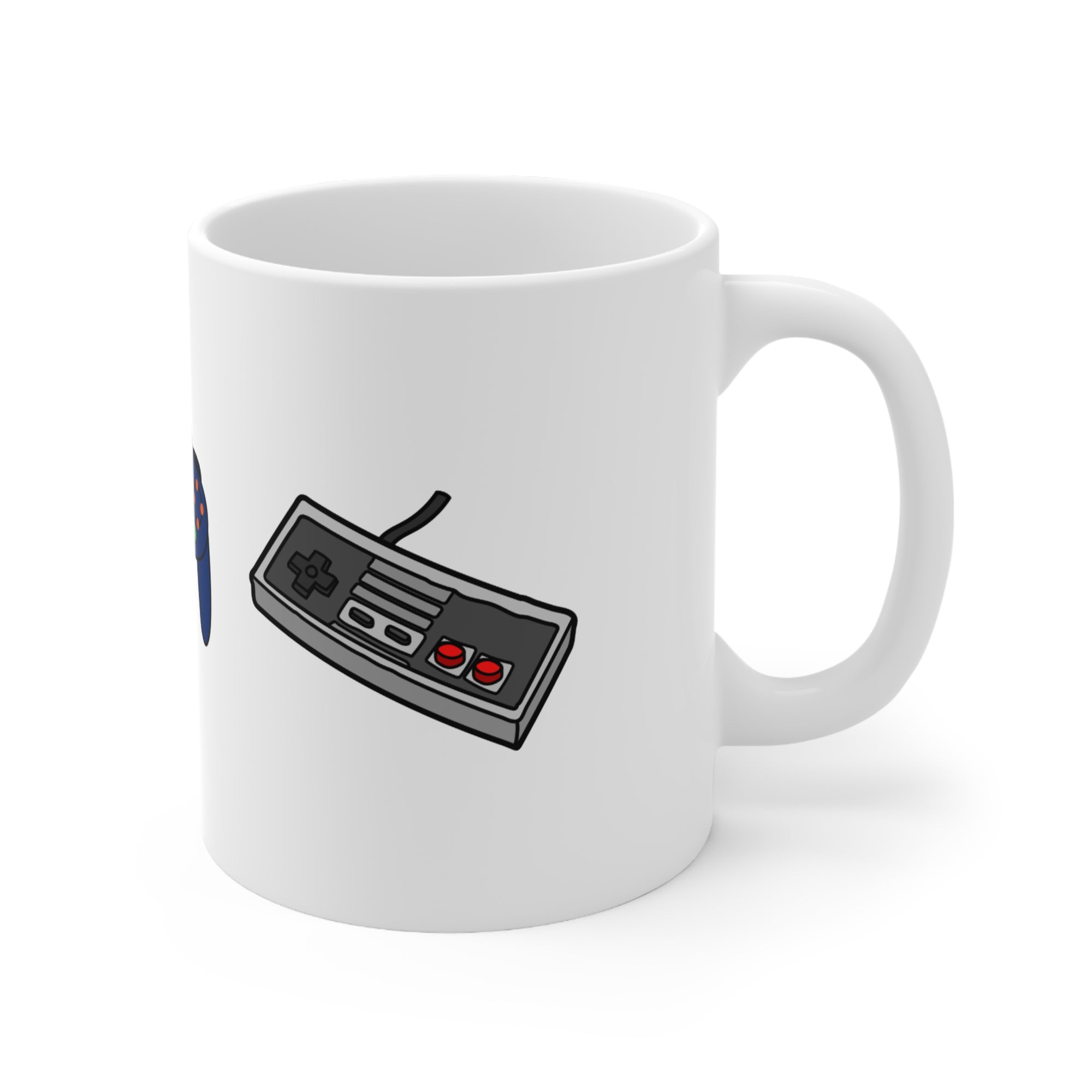 Retro Controller - Tasse (weiß)