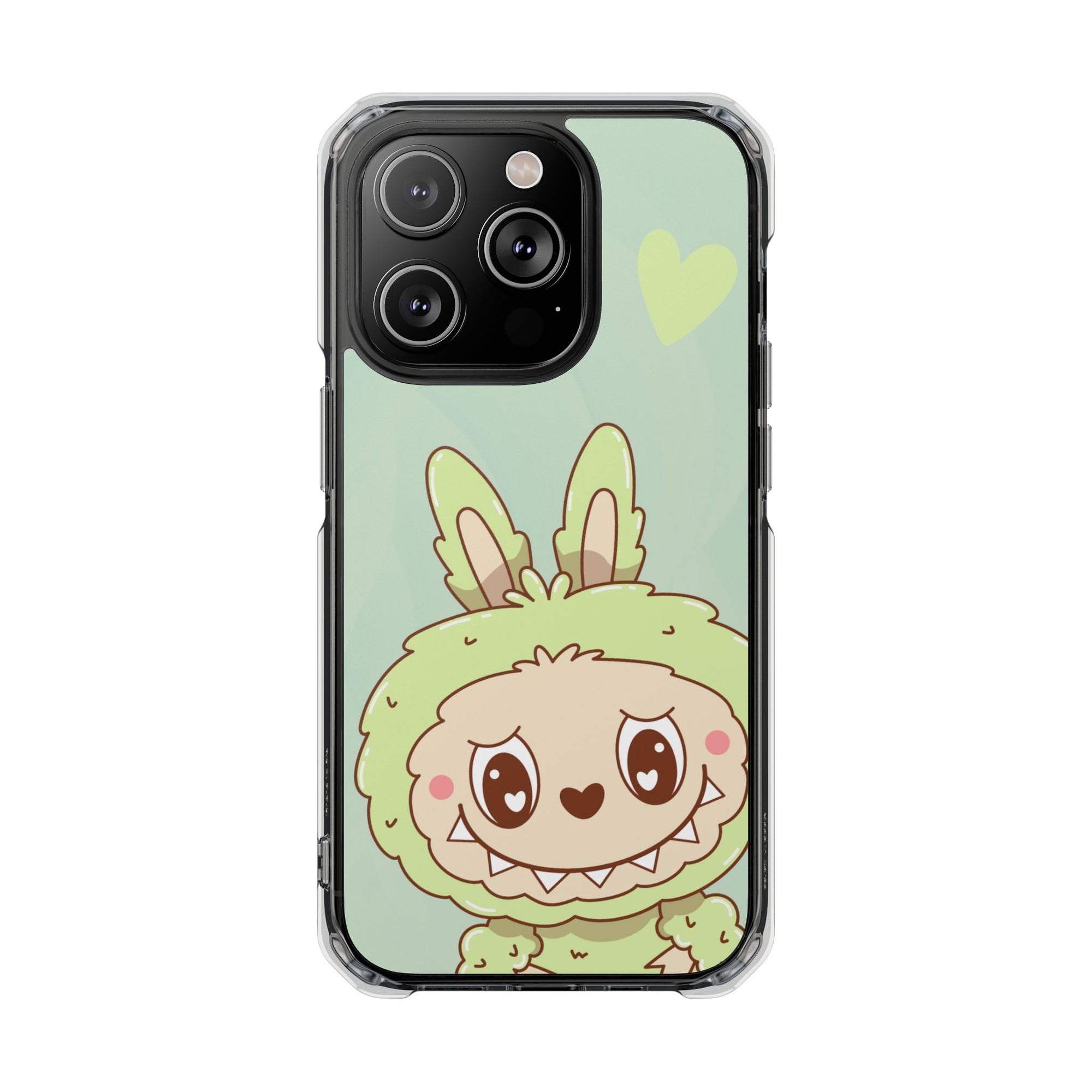 Labubu grün iPhone Handyhülle - magnetisch