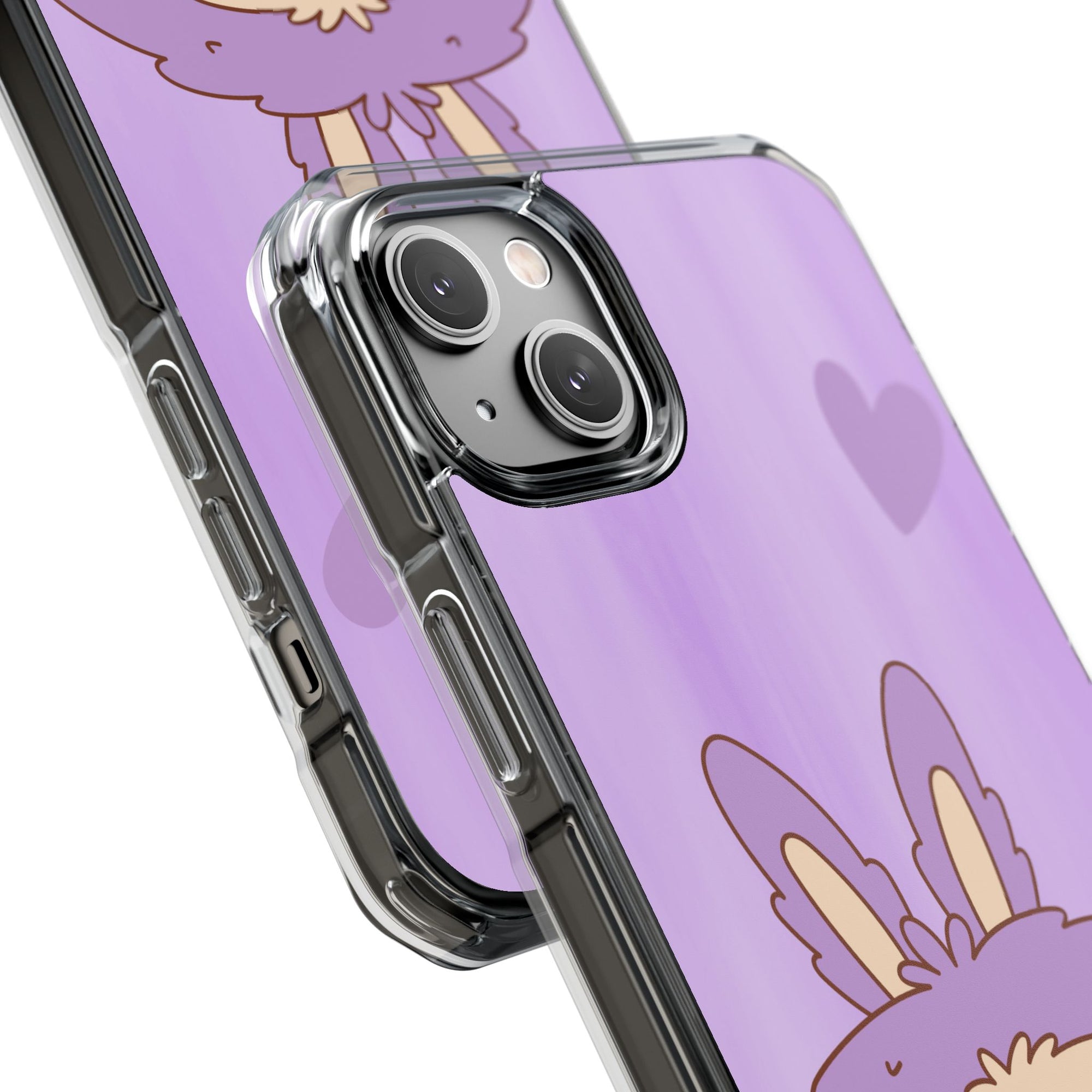 Labubu lila iPhone Handyhülle - magnetisch