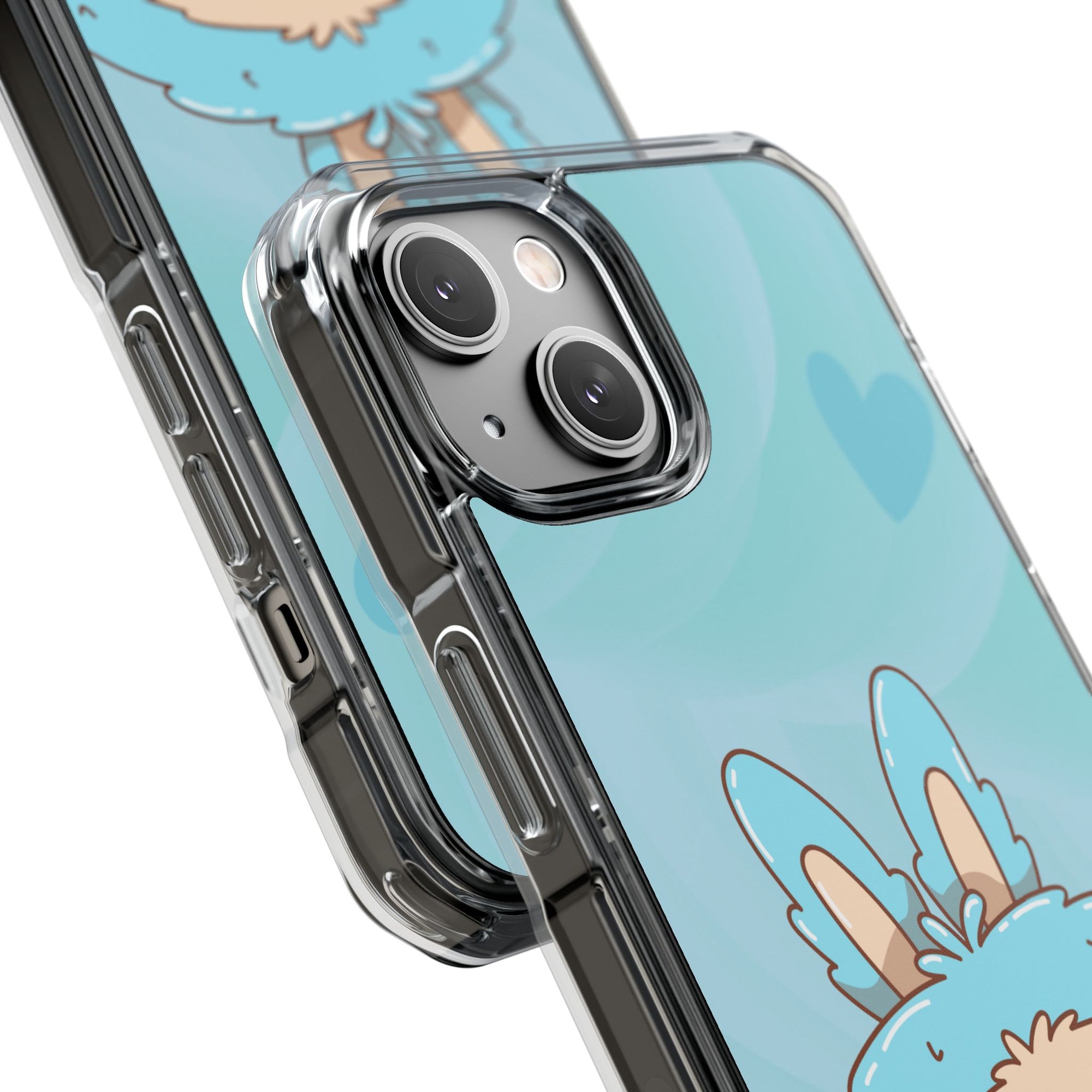 Labubu blau iPhone Handyhülle - magnetisch