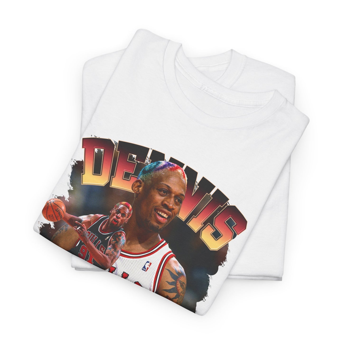 Dennis Rodman NBA Heavy Cotton Tshirt