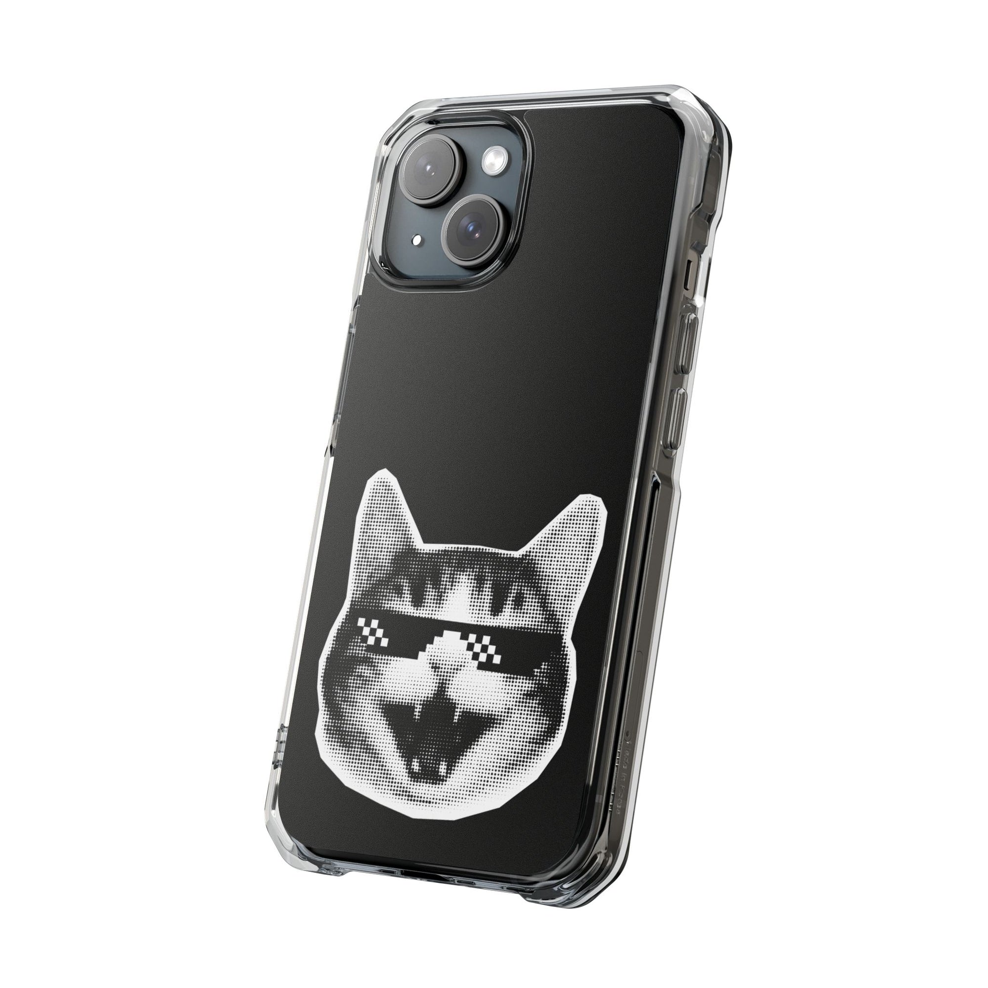 Cat Meme iPhone Handyhülle - magnetisch