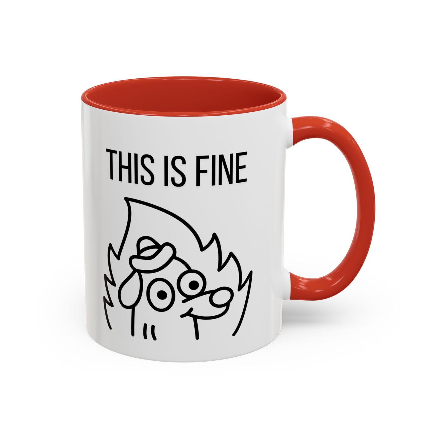 This is Fine Meme - Tasse (bunt)