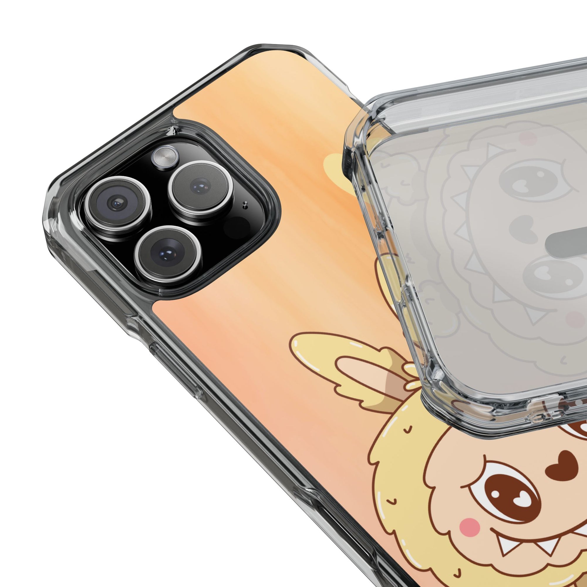 Labubu gelb iPhone Handyhülle - magnetisch