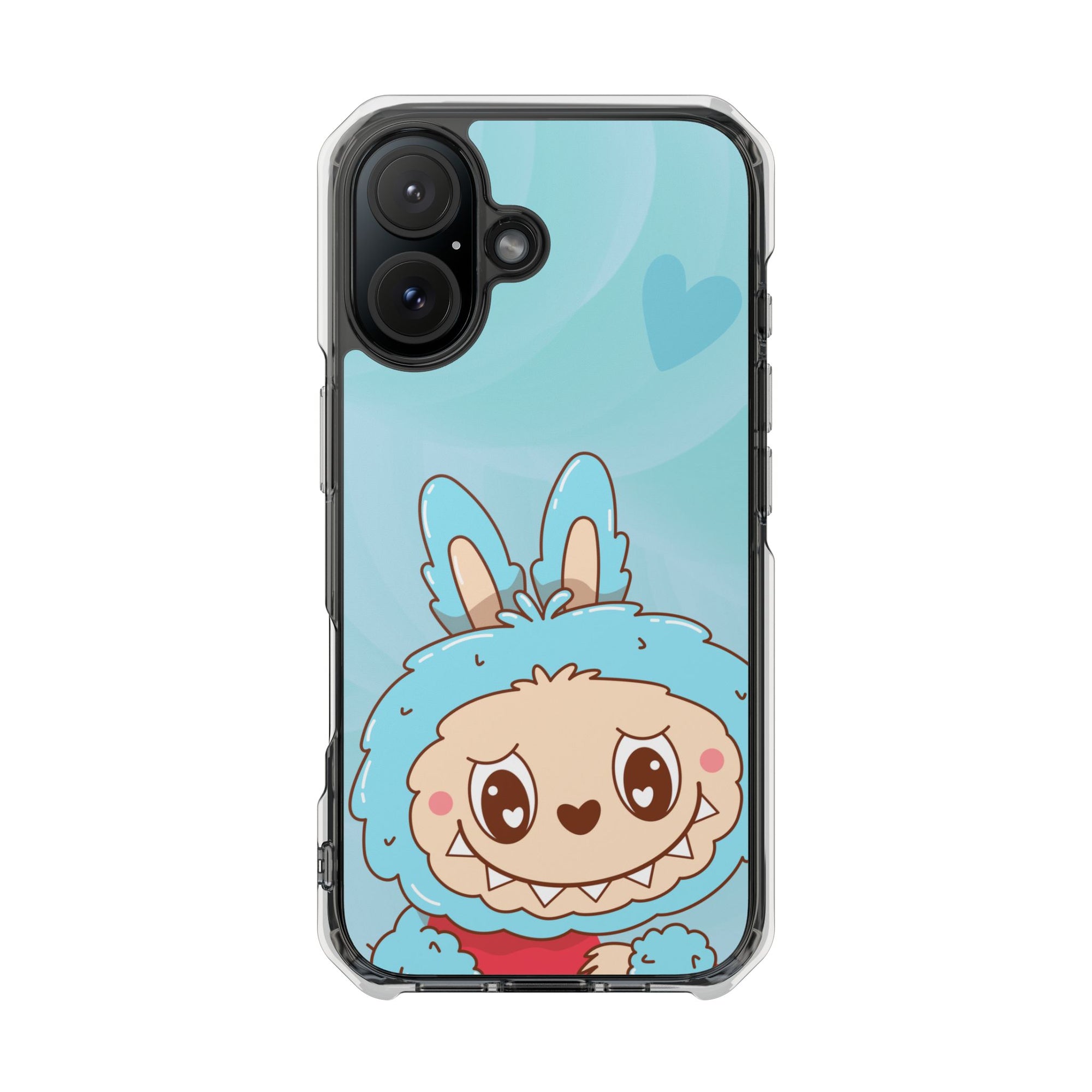 Labubu blau iPhone Handyhülle - magnetisch