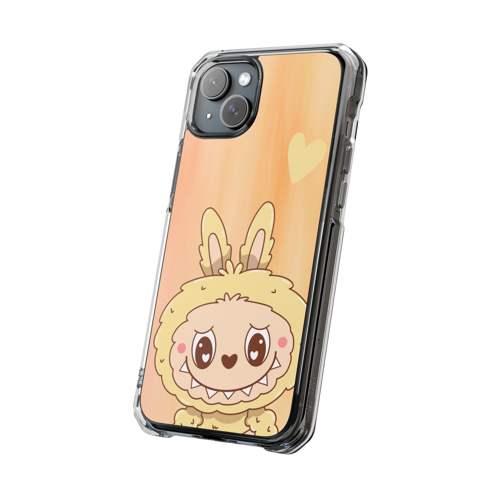 Labubu gelb iPhone Handyhülle - magnetisch