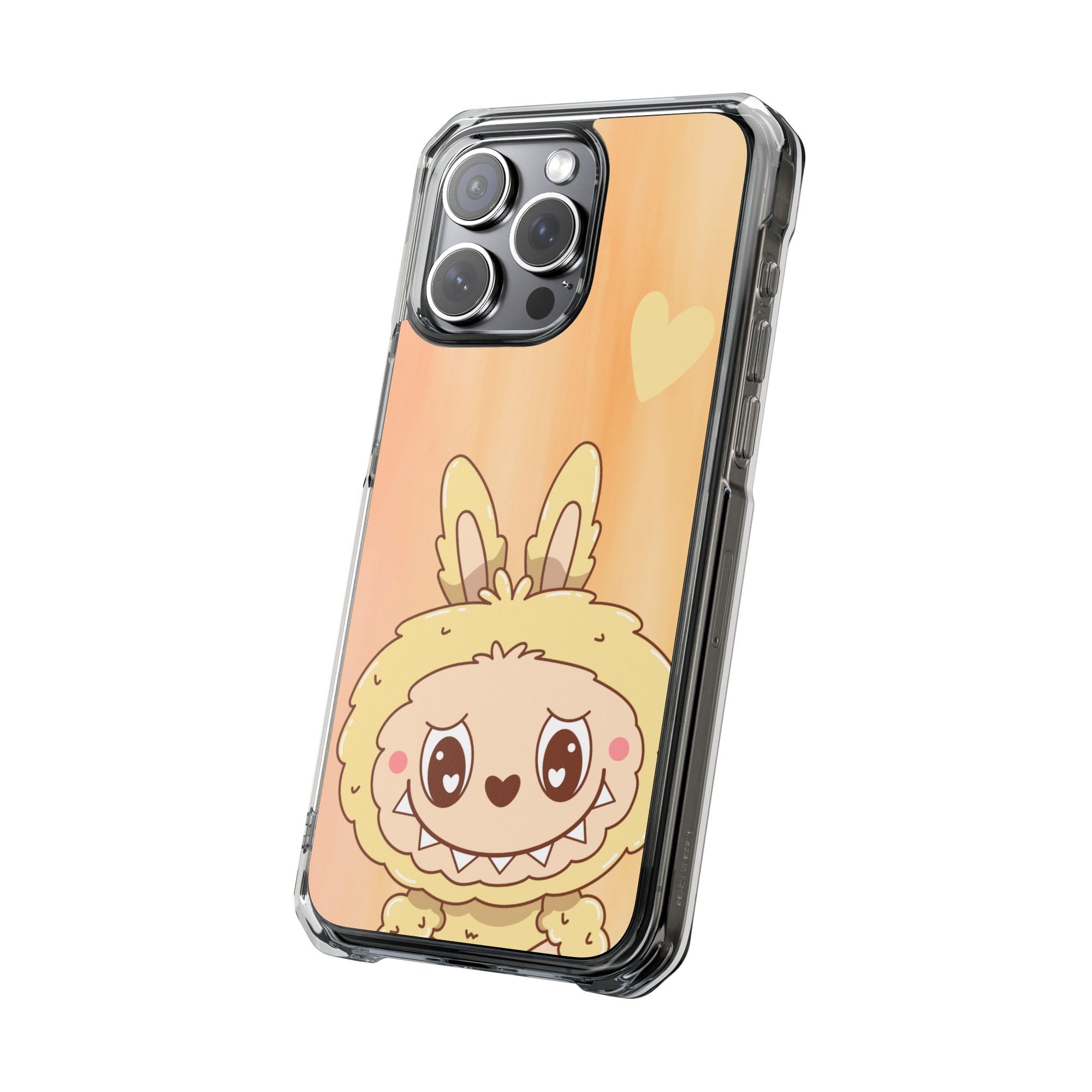 Labubu gelb iPhone Handyhülle - magnetisch