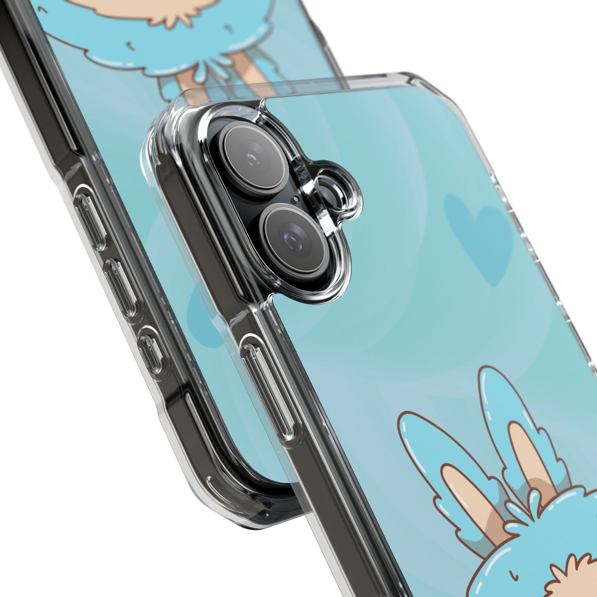 Labubu blau iPhone Handyhülle - magnetisch