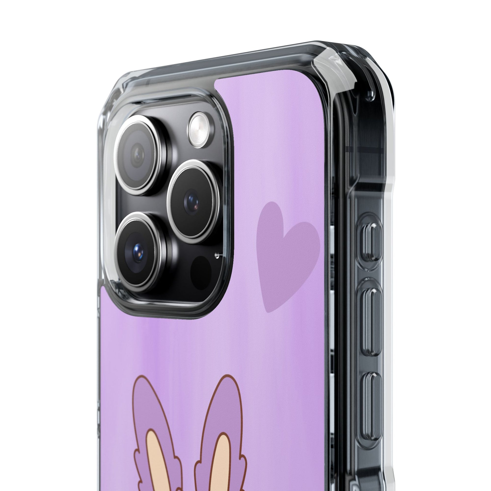 Labubu lila iPhone Handyhülle - magnetisch