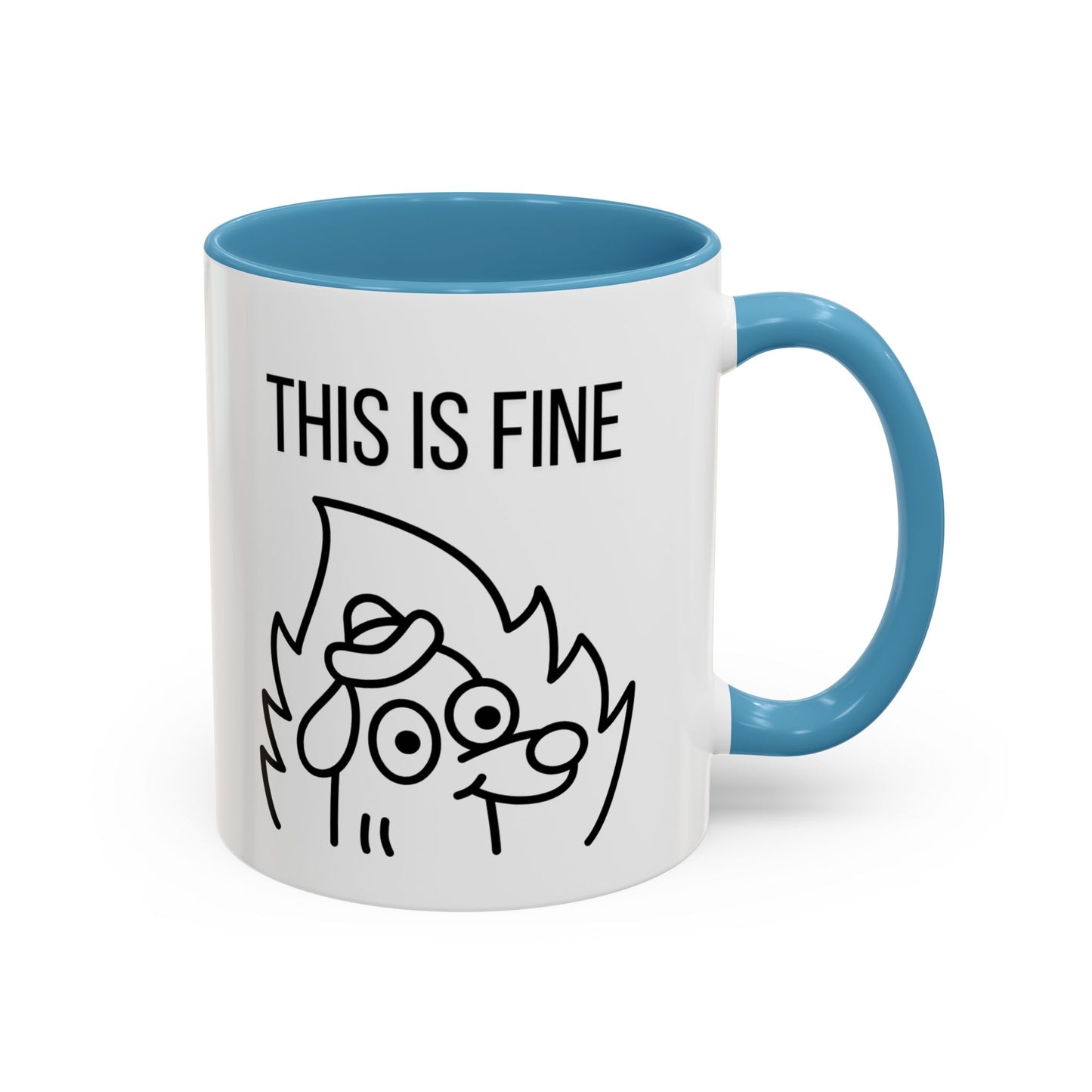 This is Fine Meme - Tasse (bunt)