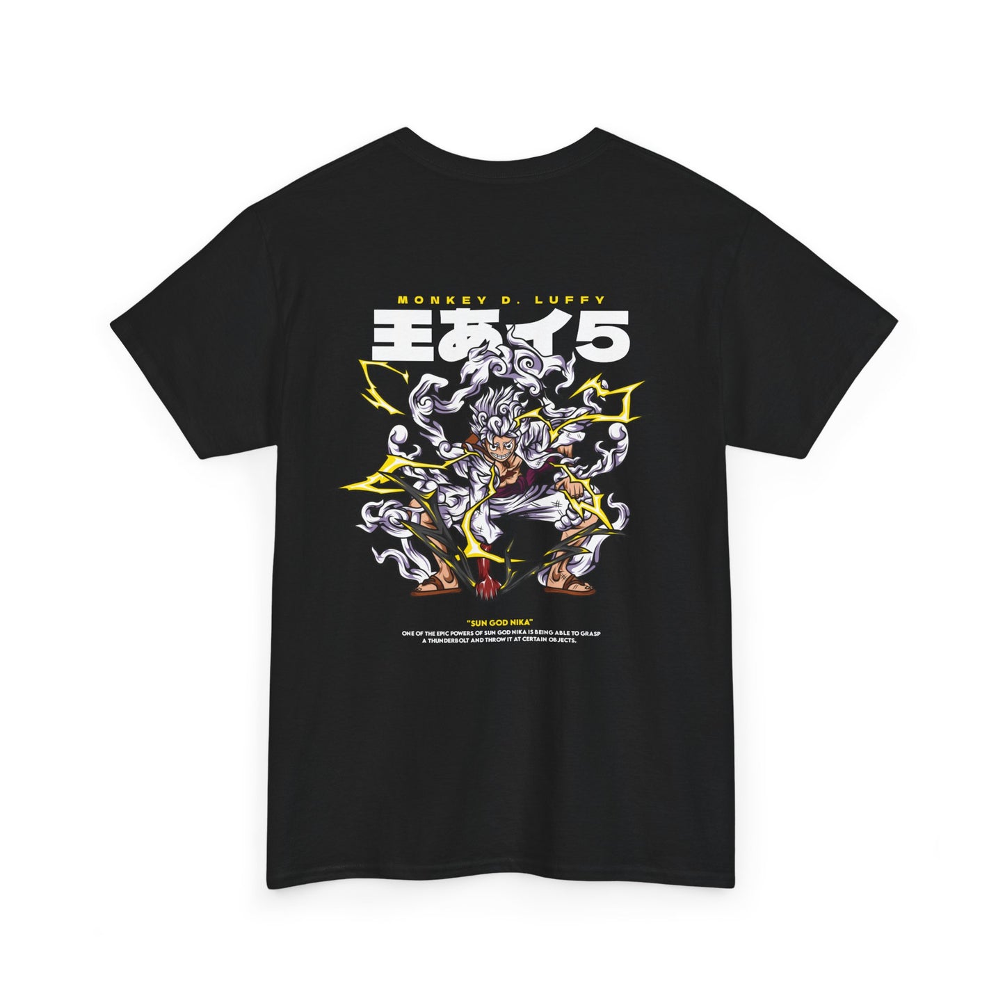 Luffy Gear 5 - One Piece Heavy Cotton T-Shirt