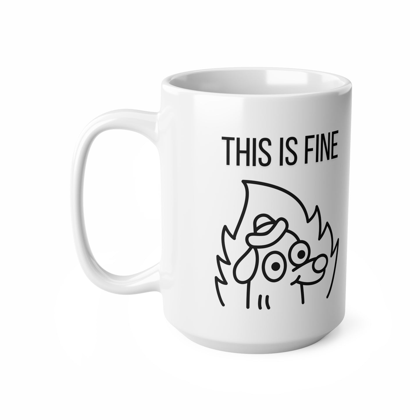 This is Fine Meme - Tasse