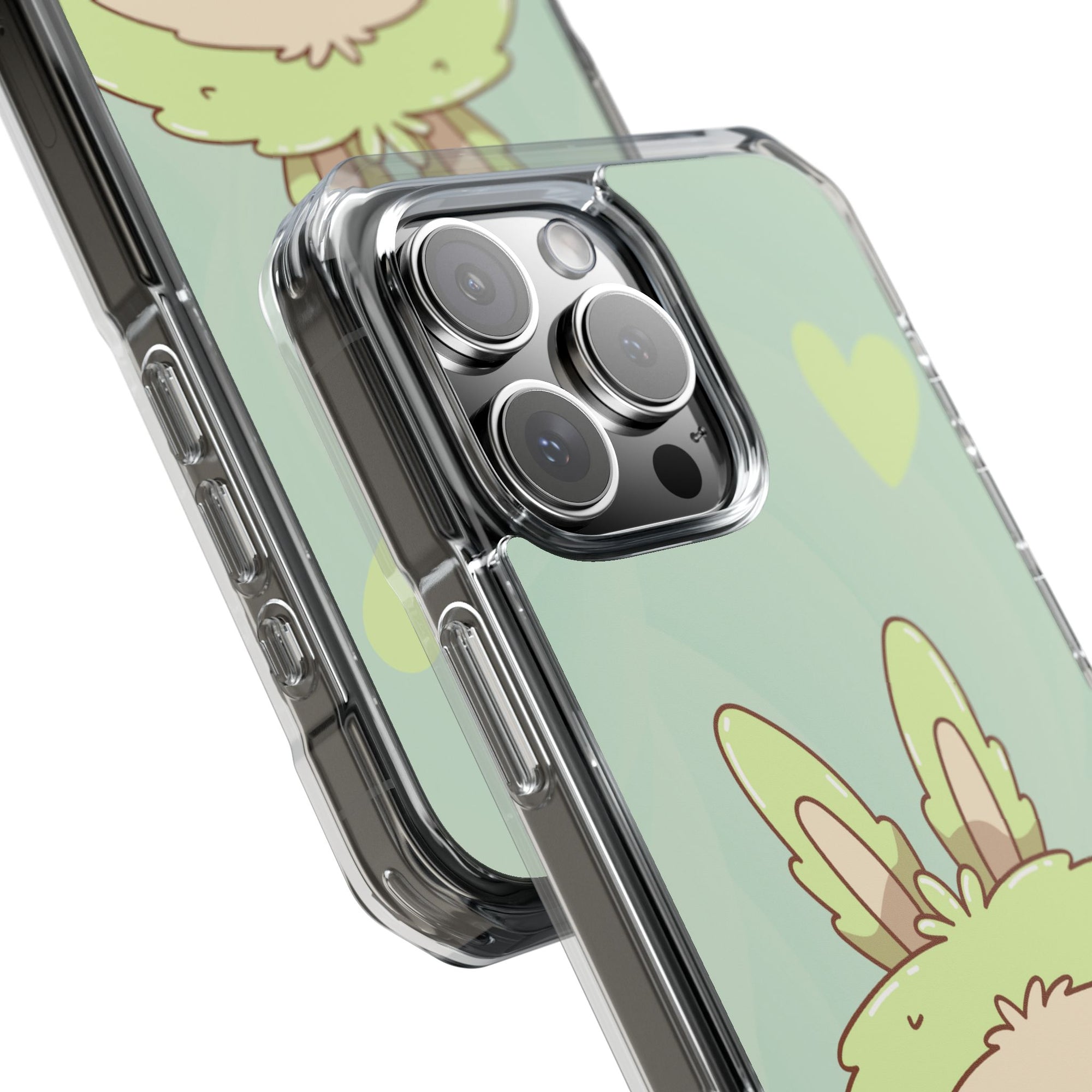 Labubu grün iPhone Handyhülle - magnetisch