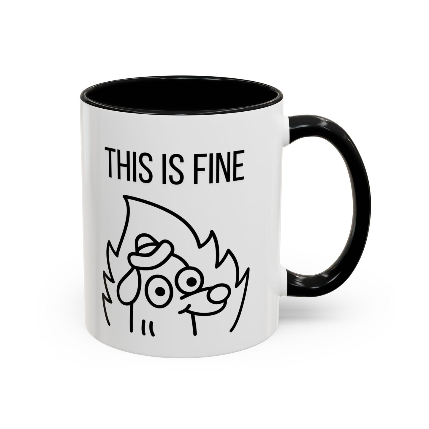 This is Fine Meme - Tasse (bunt)